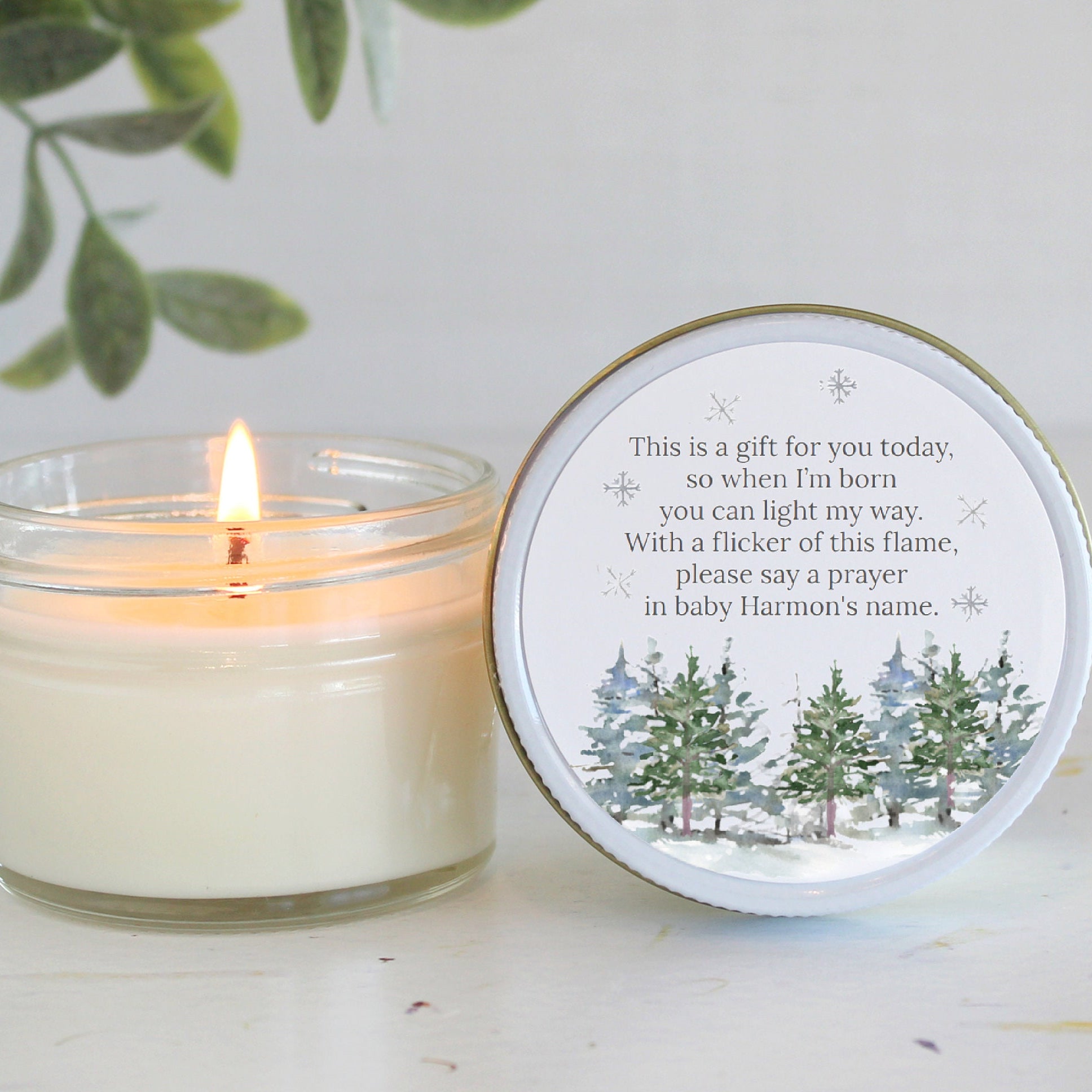 Winter Baby Shower Favor