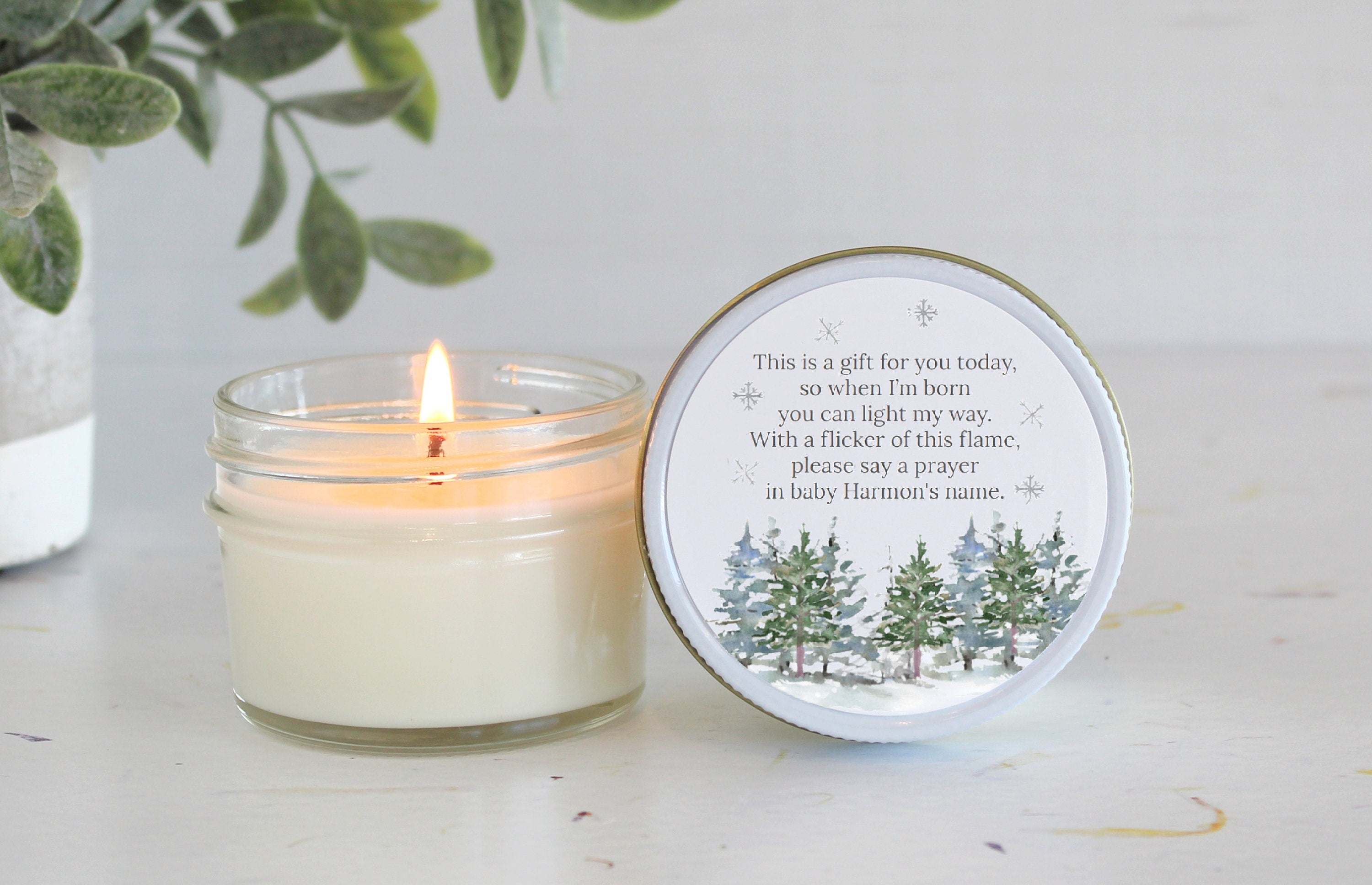 Winter Baby Shower Favor
