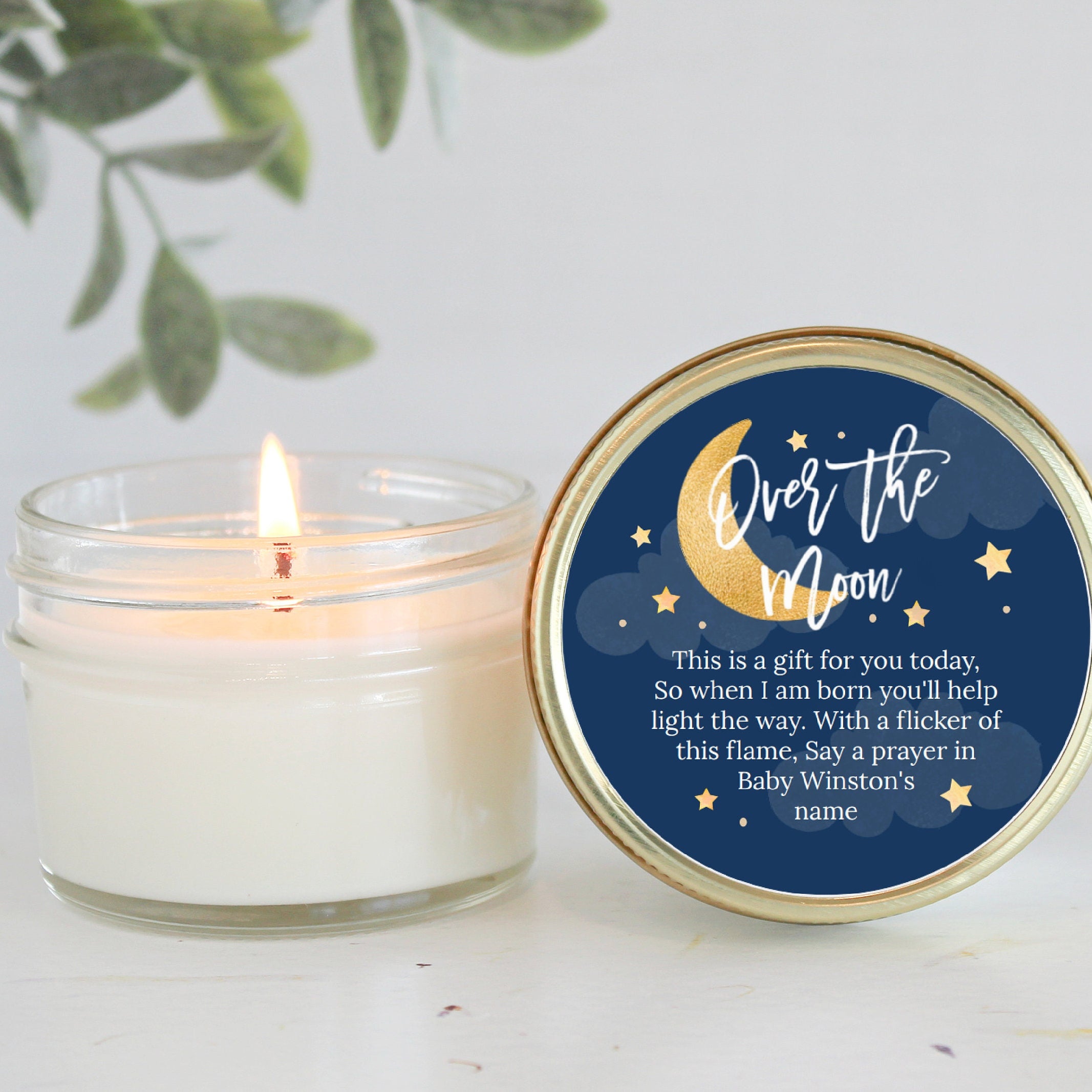 Over the Moon Baby Shower Favors