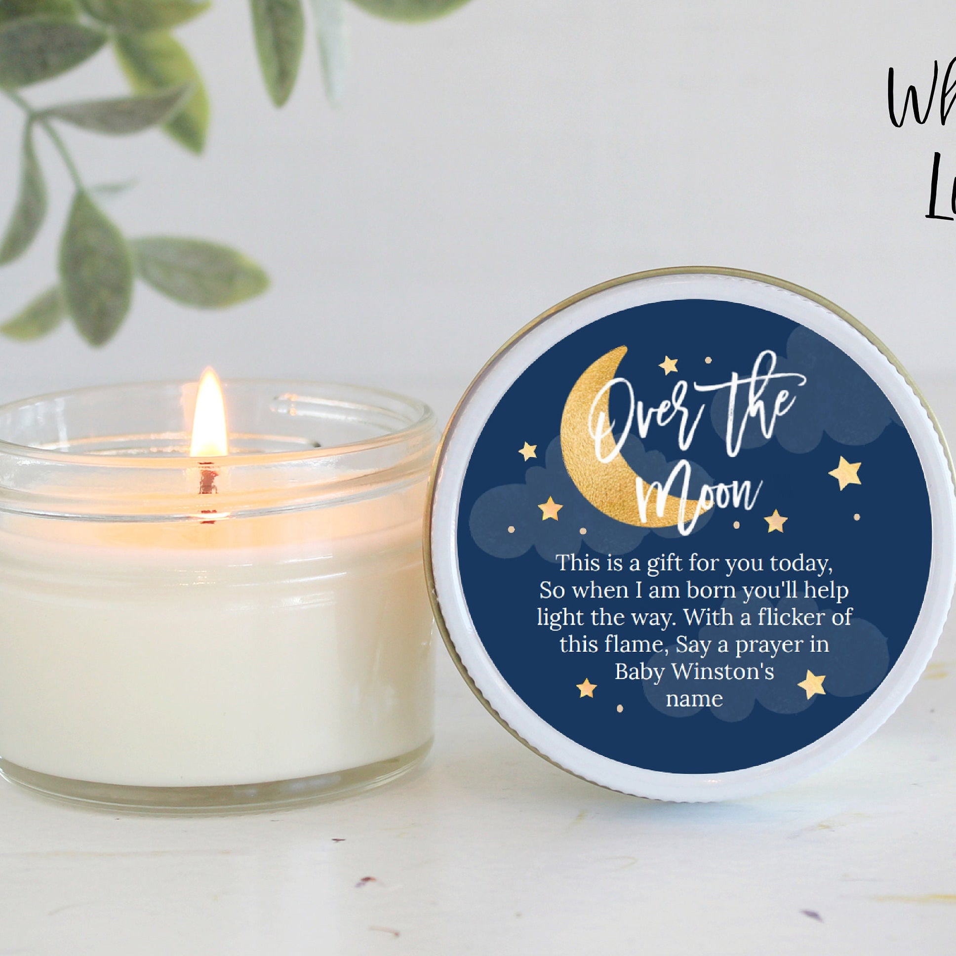 Over the Moon Baby Shower Favors