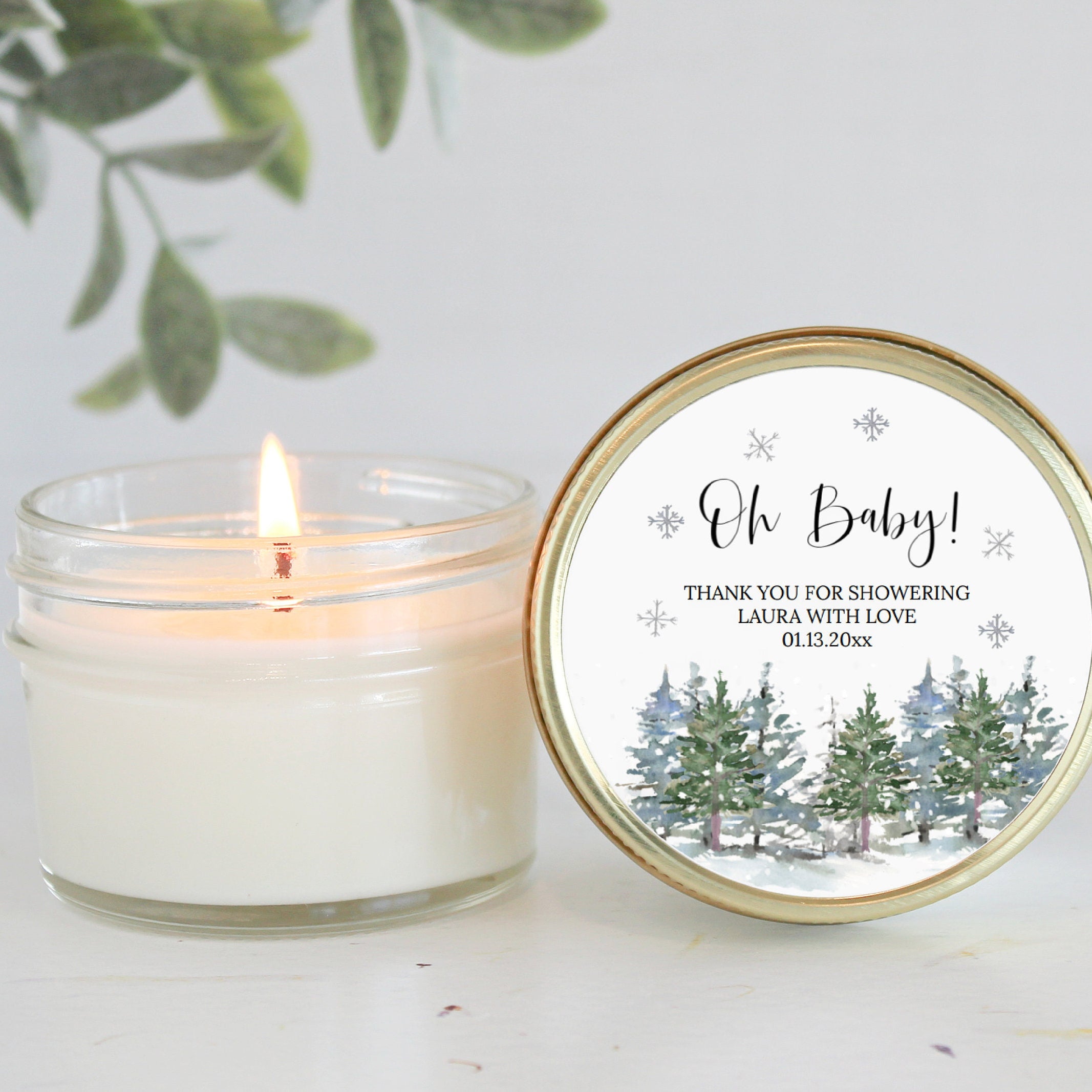 Winter Baby Shower Favor