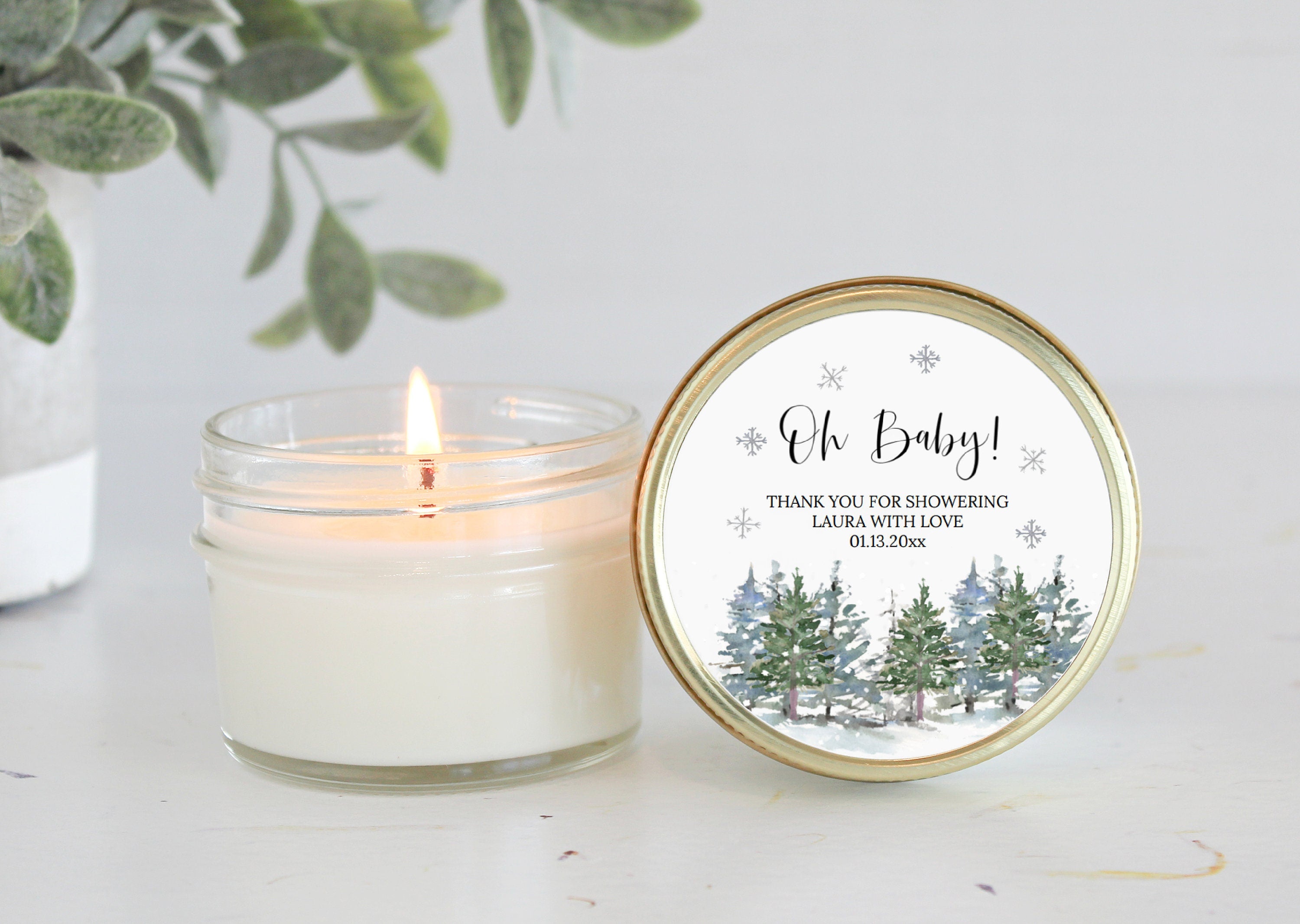 Winter Baby Shower Favor