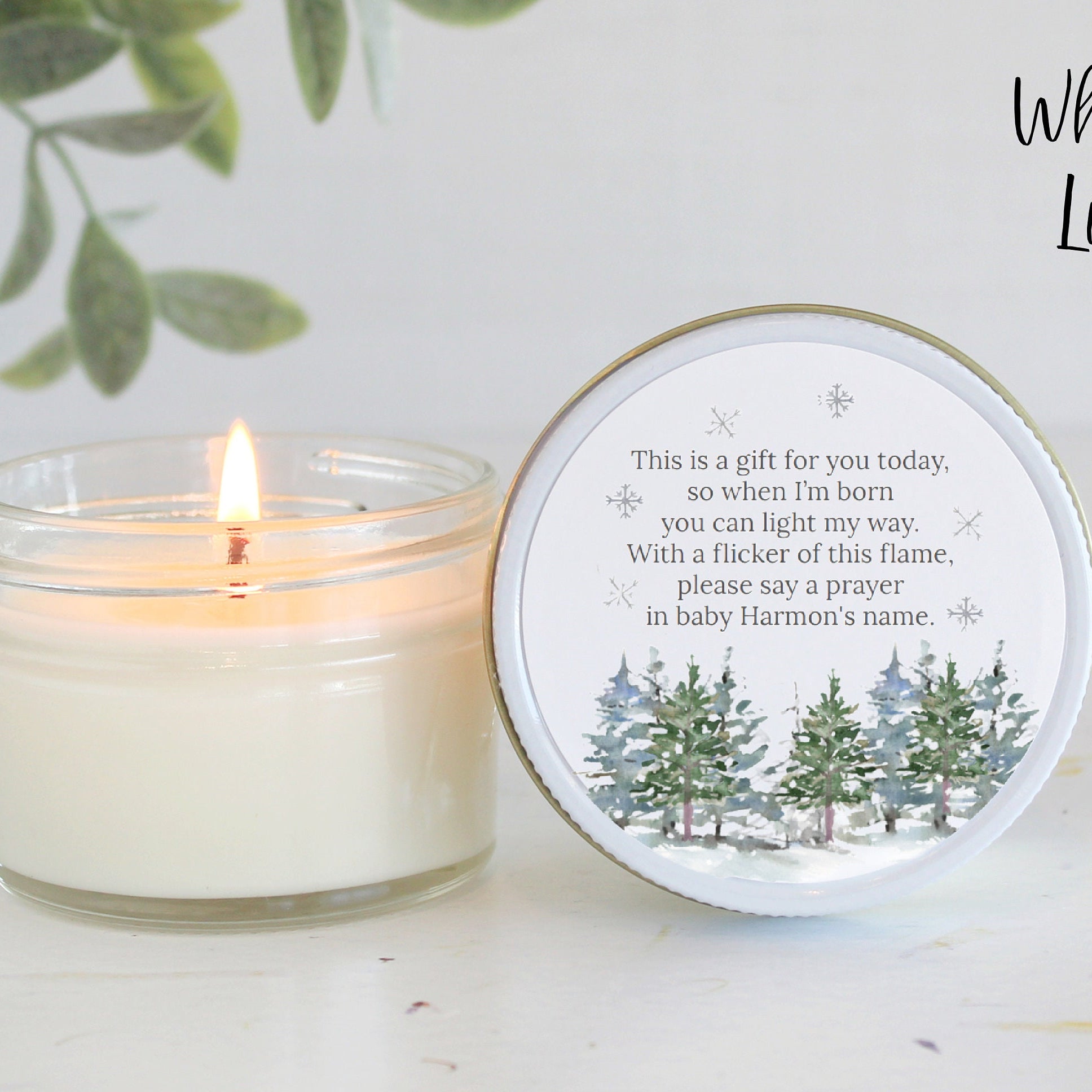 Winter Baby Shower Favor