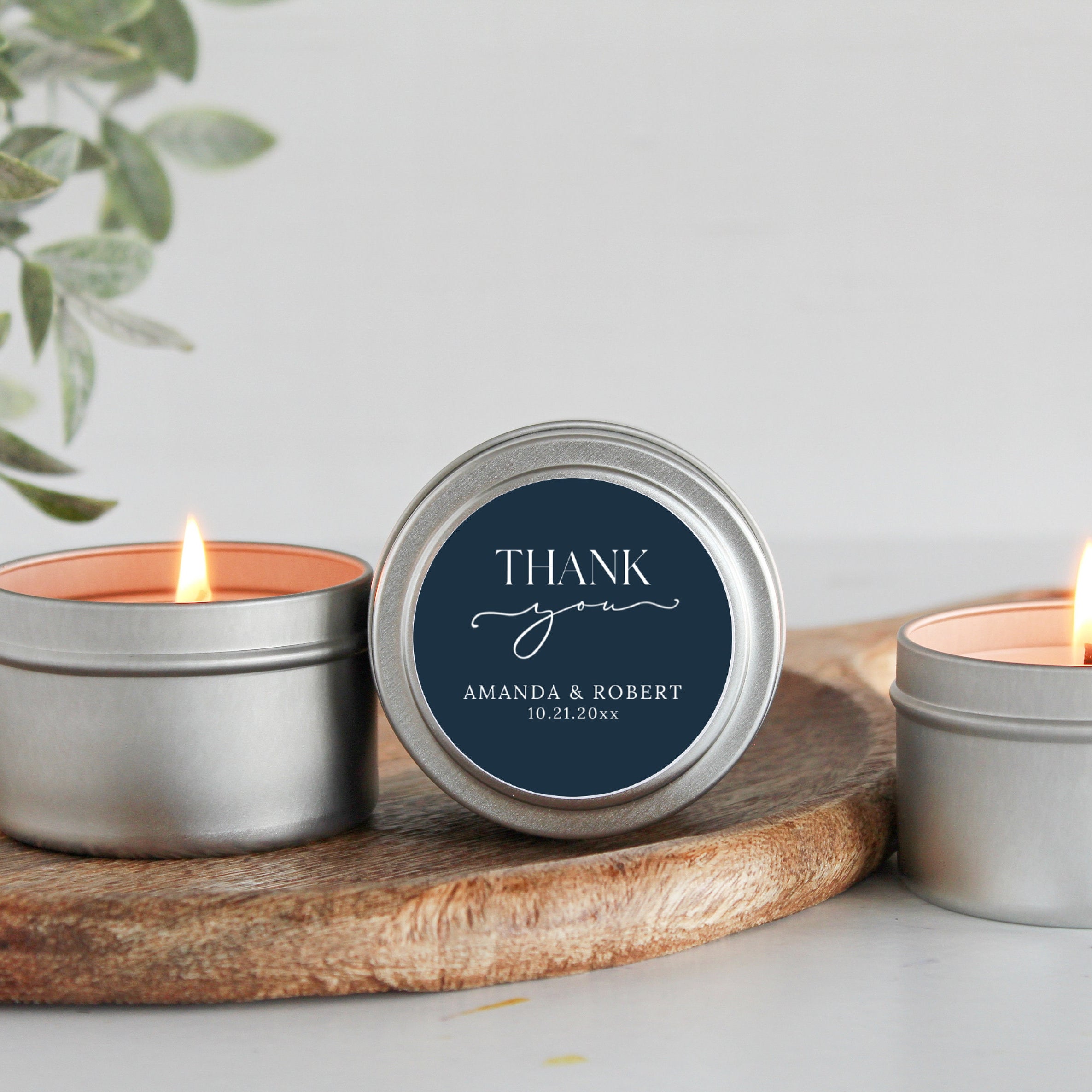 Thank You Tin Favor-Set Of 10