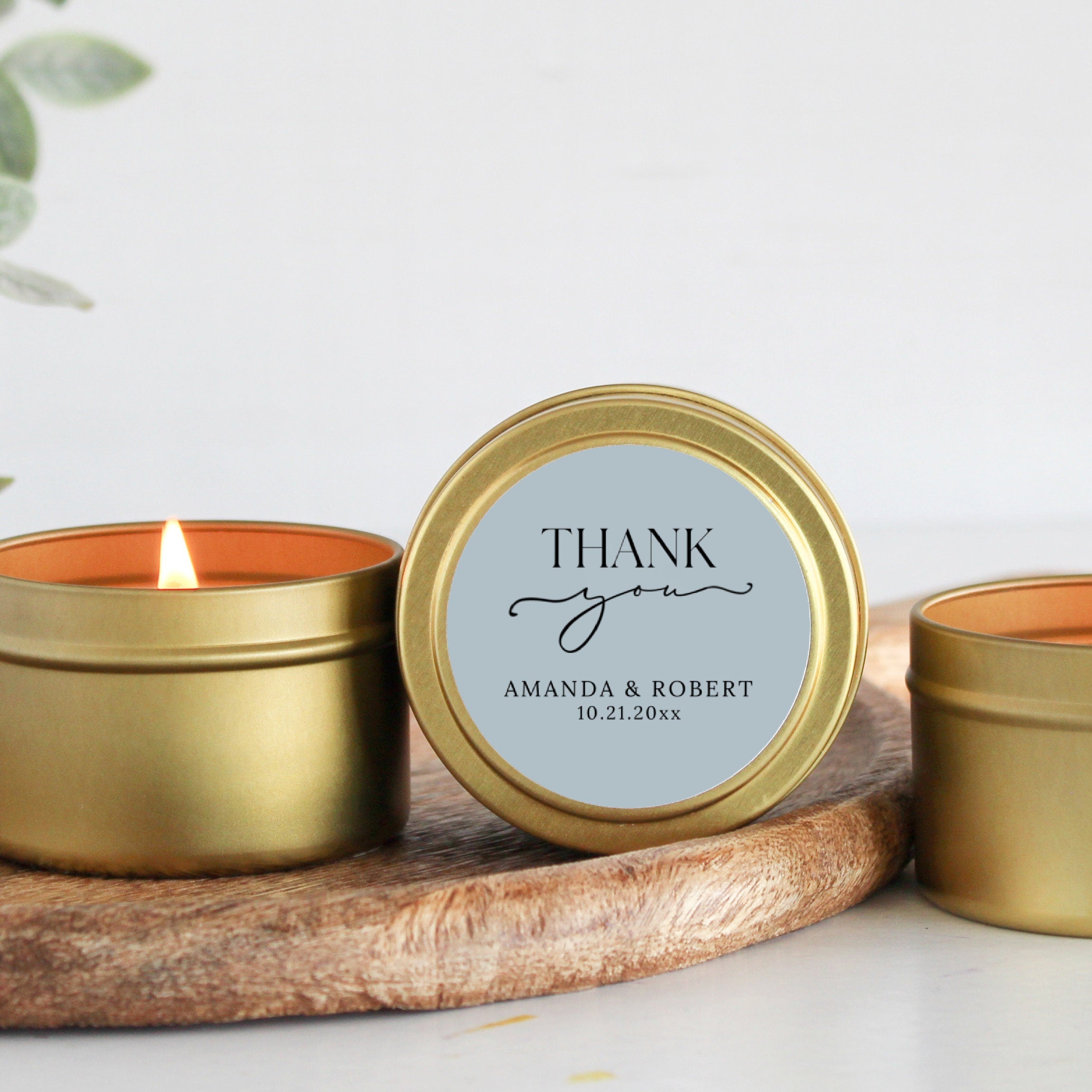 Thank You Tin Favor-Set Of 10