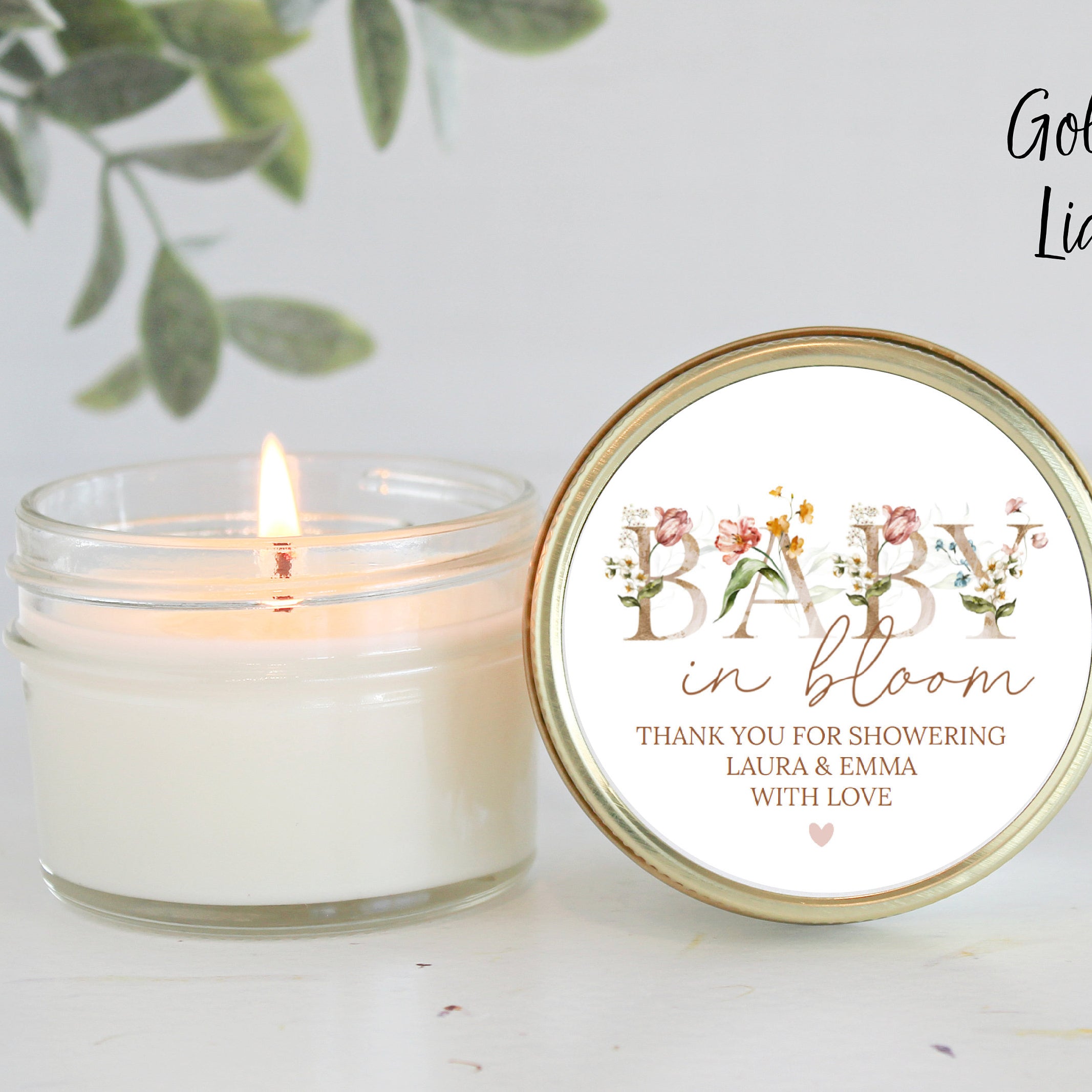 Baby in Bloom Baby Shower Favors
