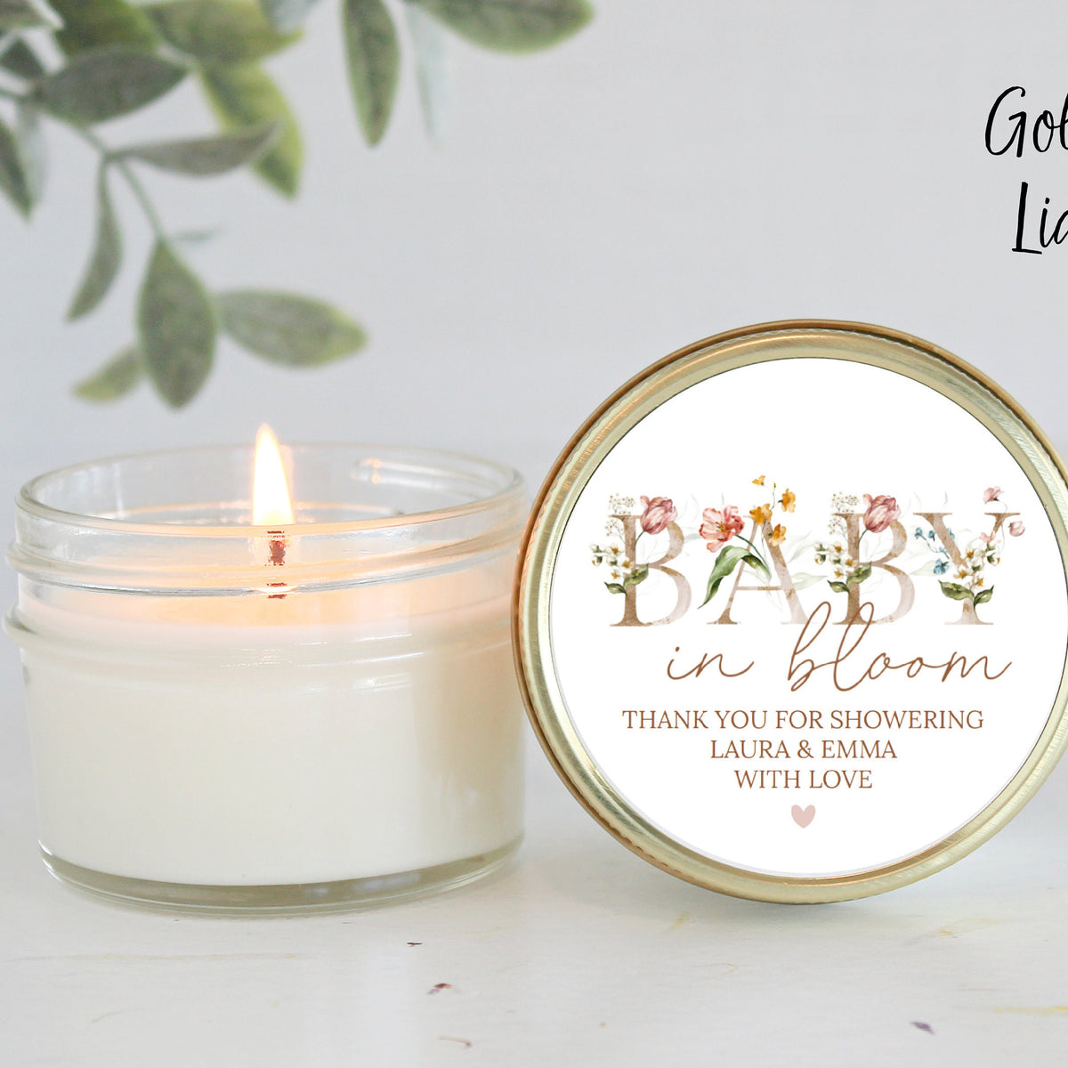 Baby in Bloom Baby Shower Favors