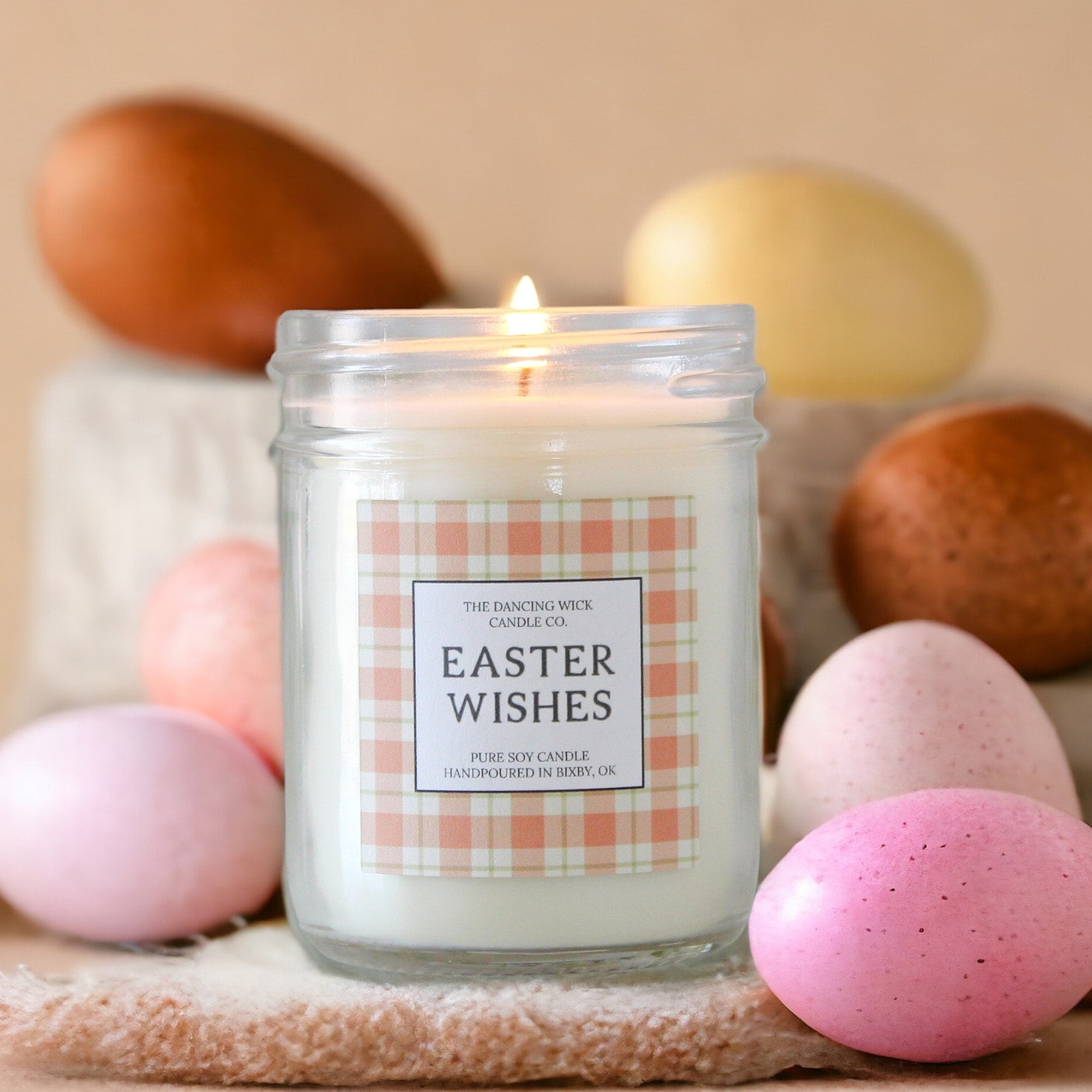 Easter Wishes Candle
