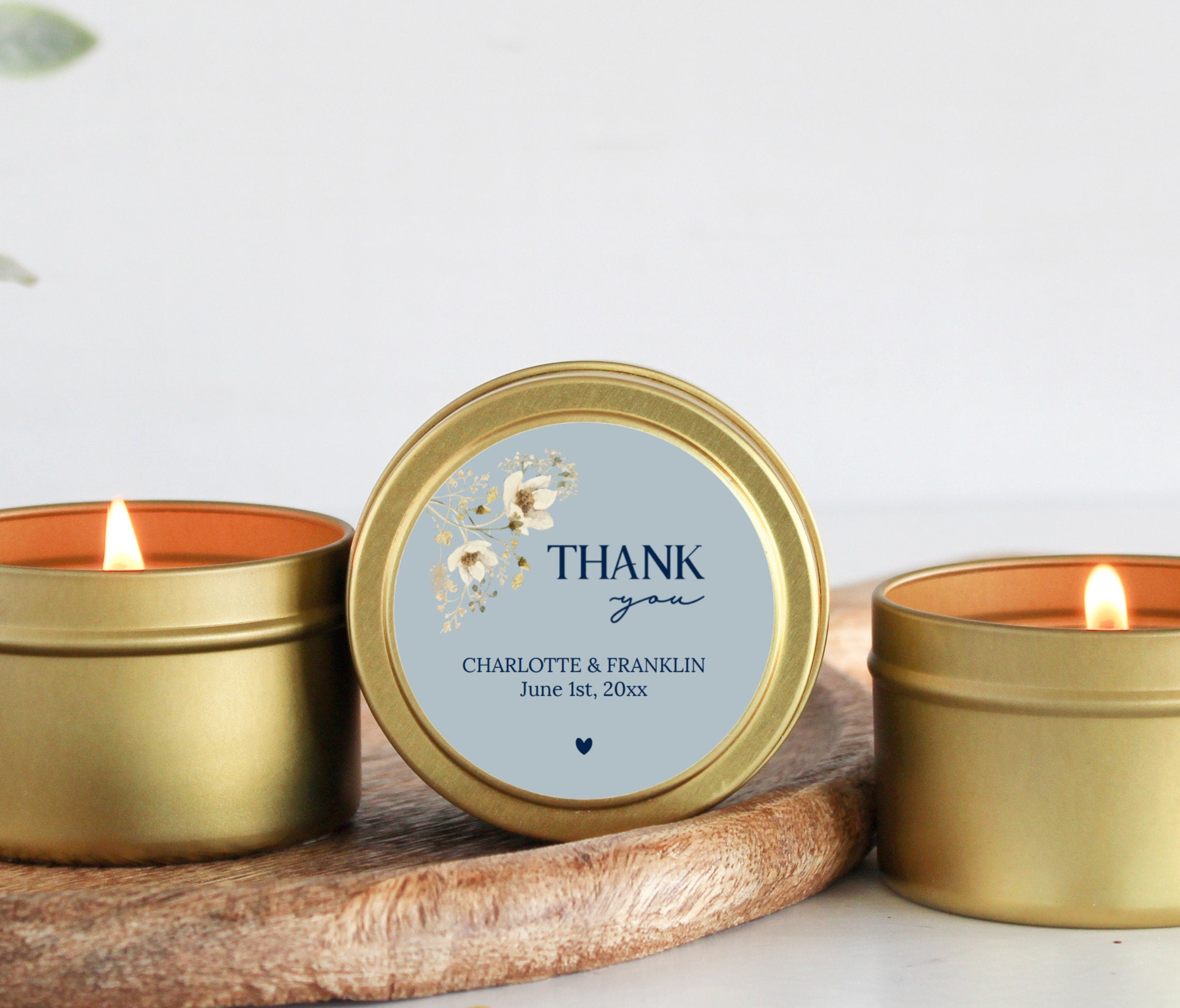 Something Blue Tins-Set Of 10