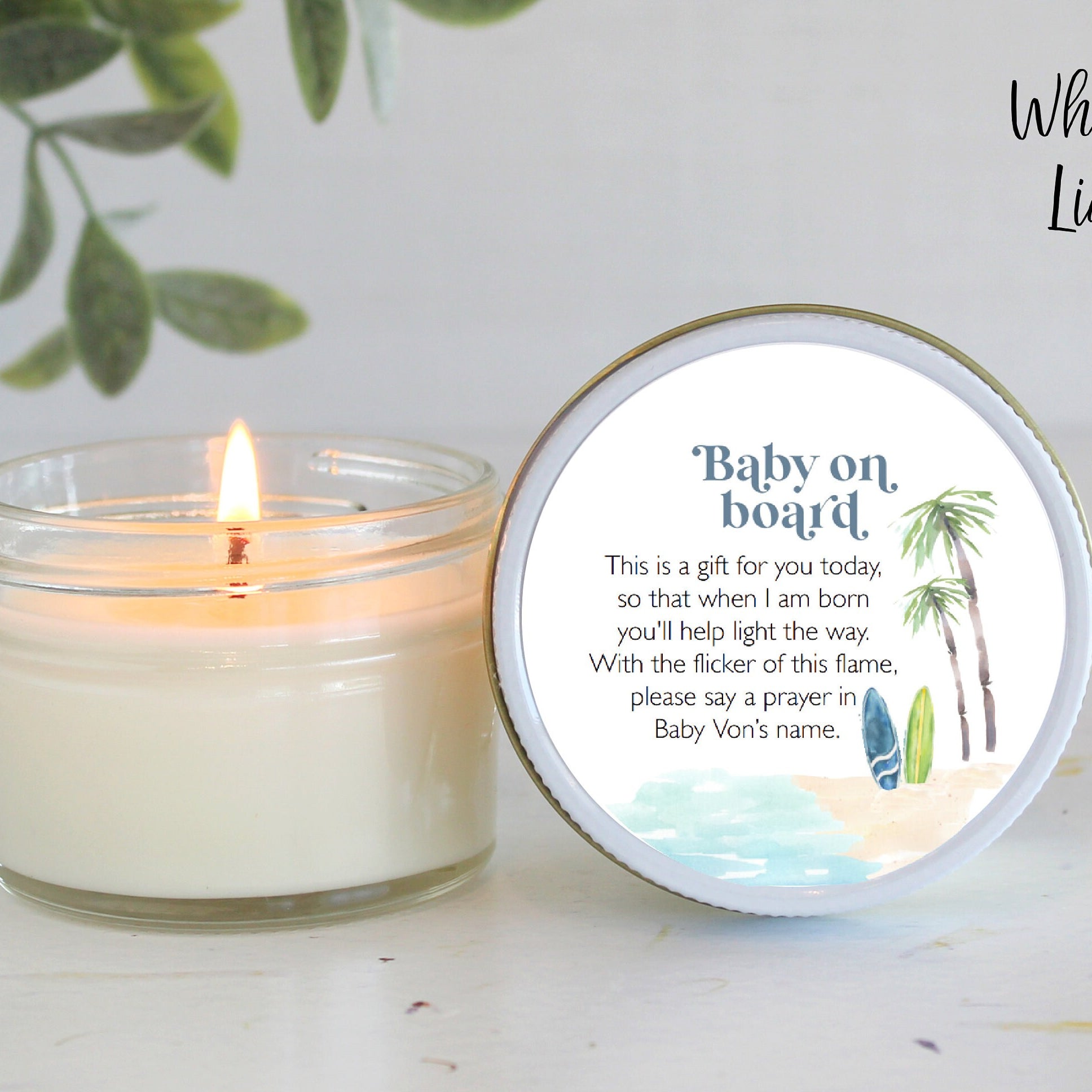Baby on Board (Surf Beach) Shower Favors