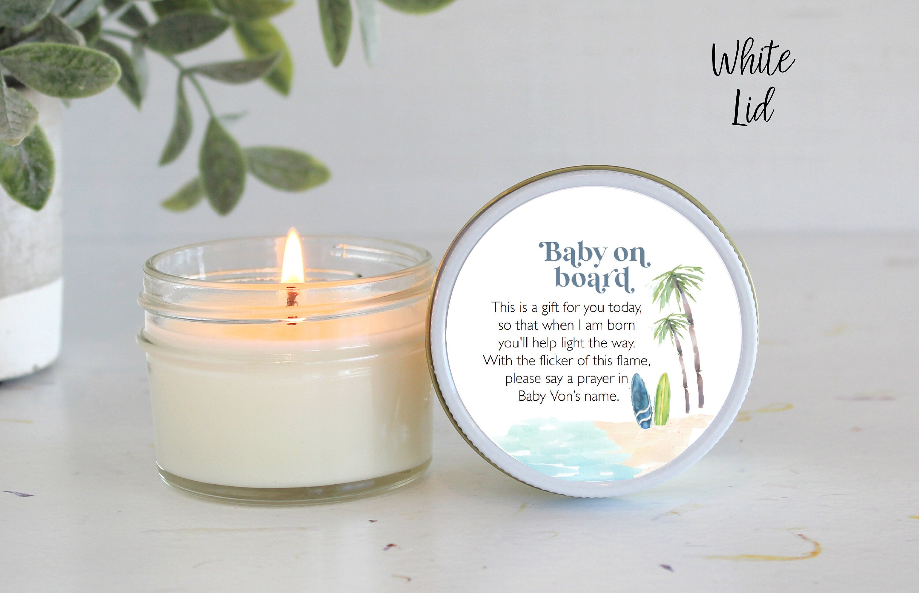 Baby on Board (Surf Beach) Shower Favors