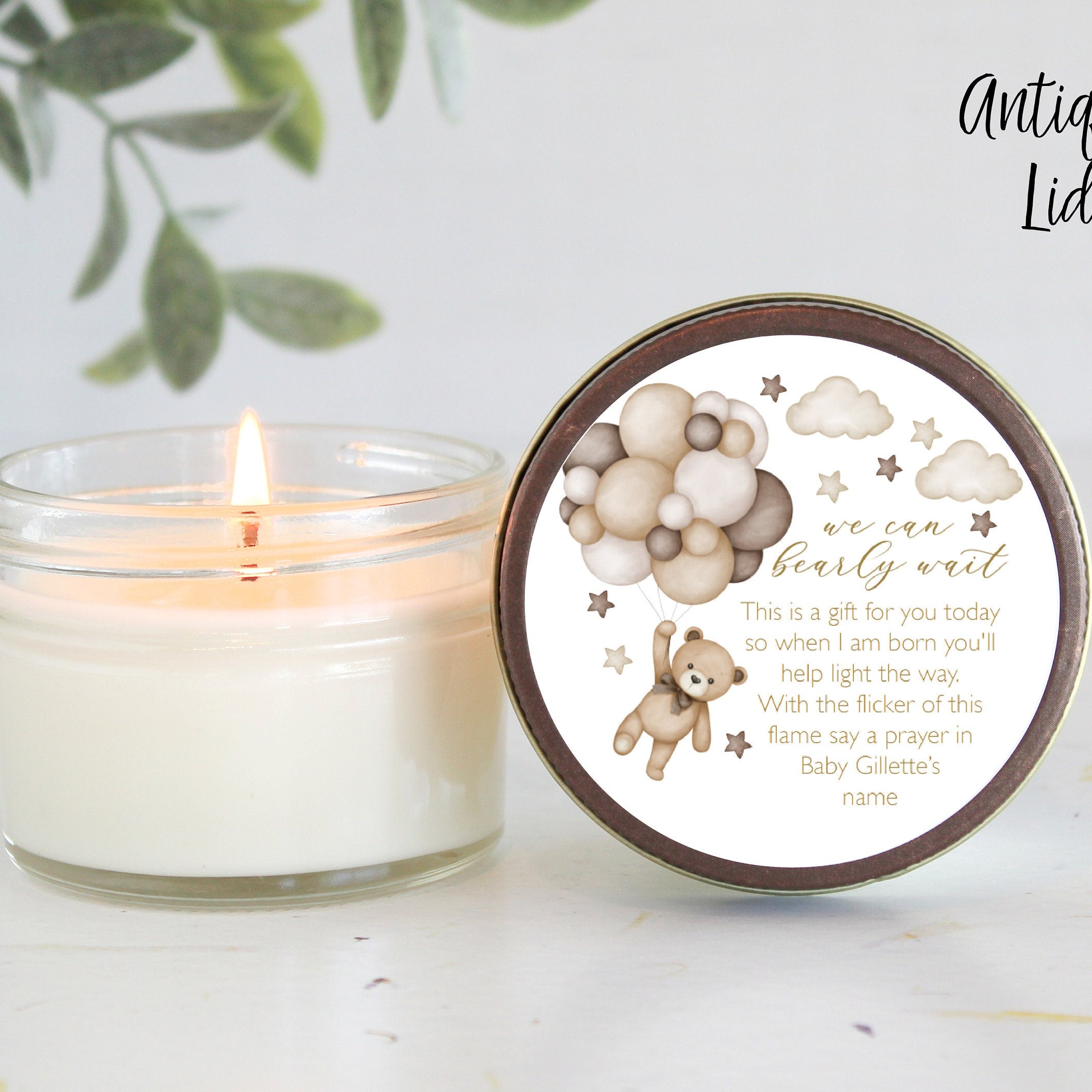 Teddy Bear Baby Shower Favors