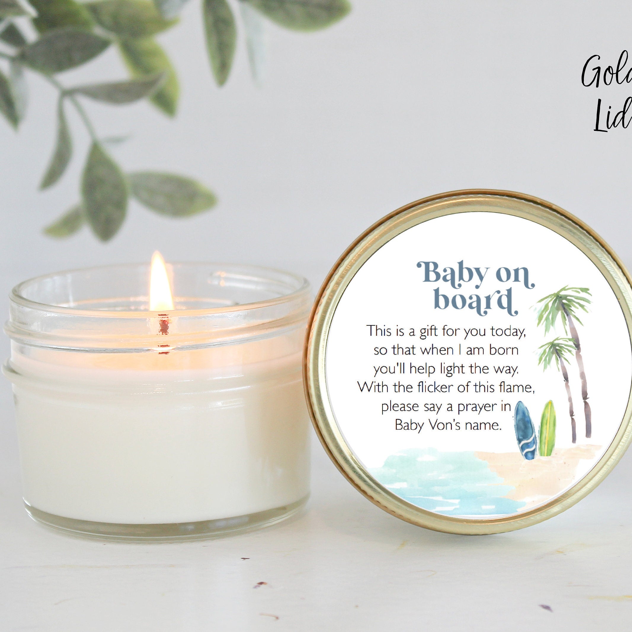 Baby on Board (Surf Beach) Shower Favors