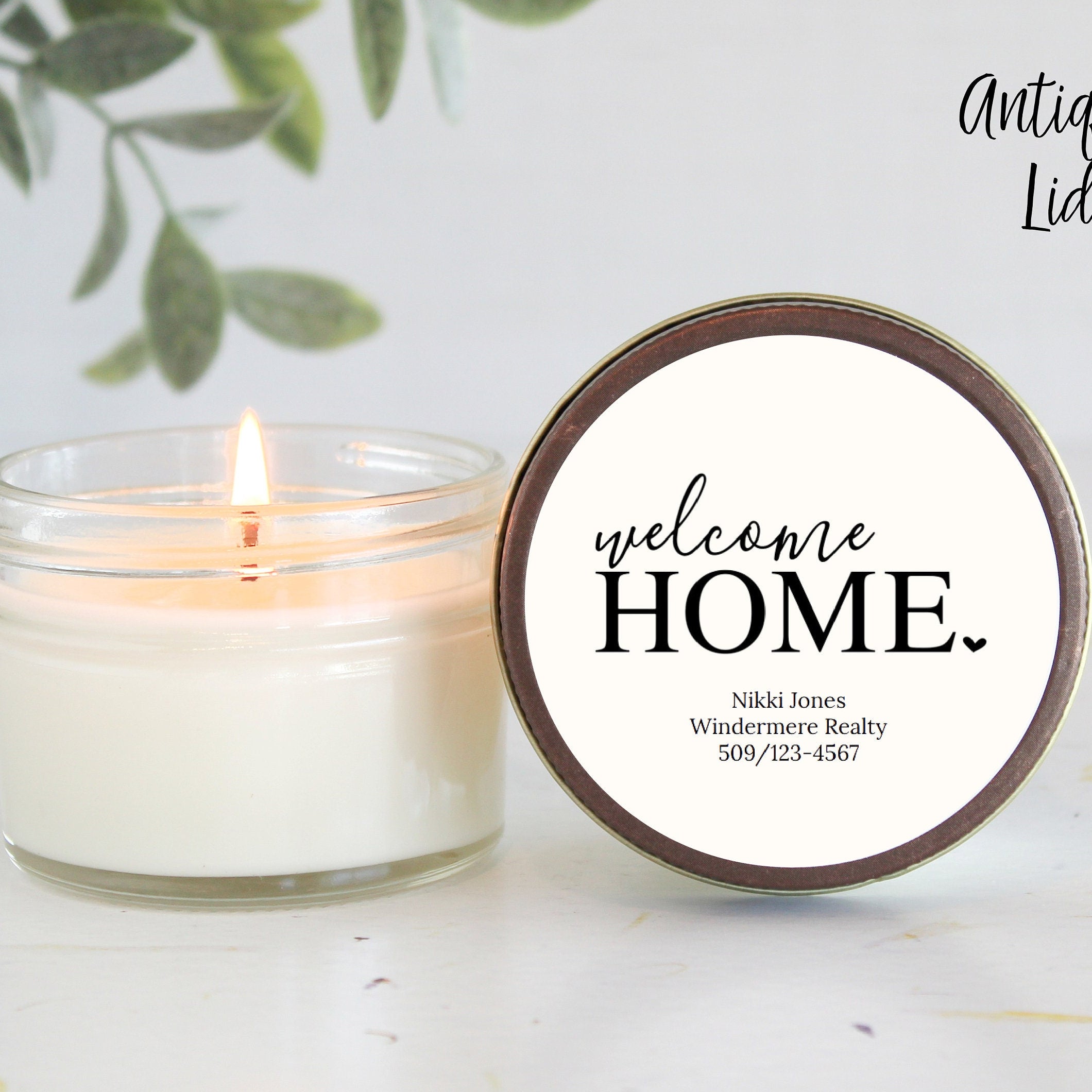 Welcome Home 4oz Candle Favors