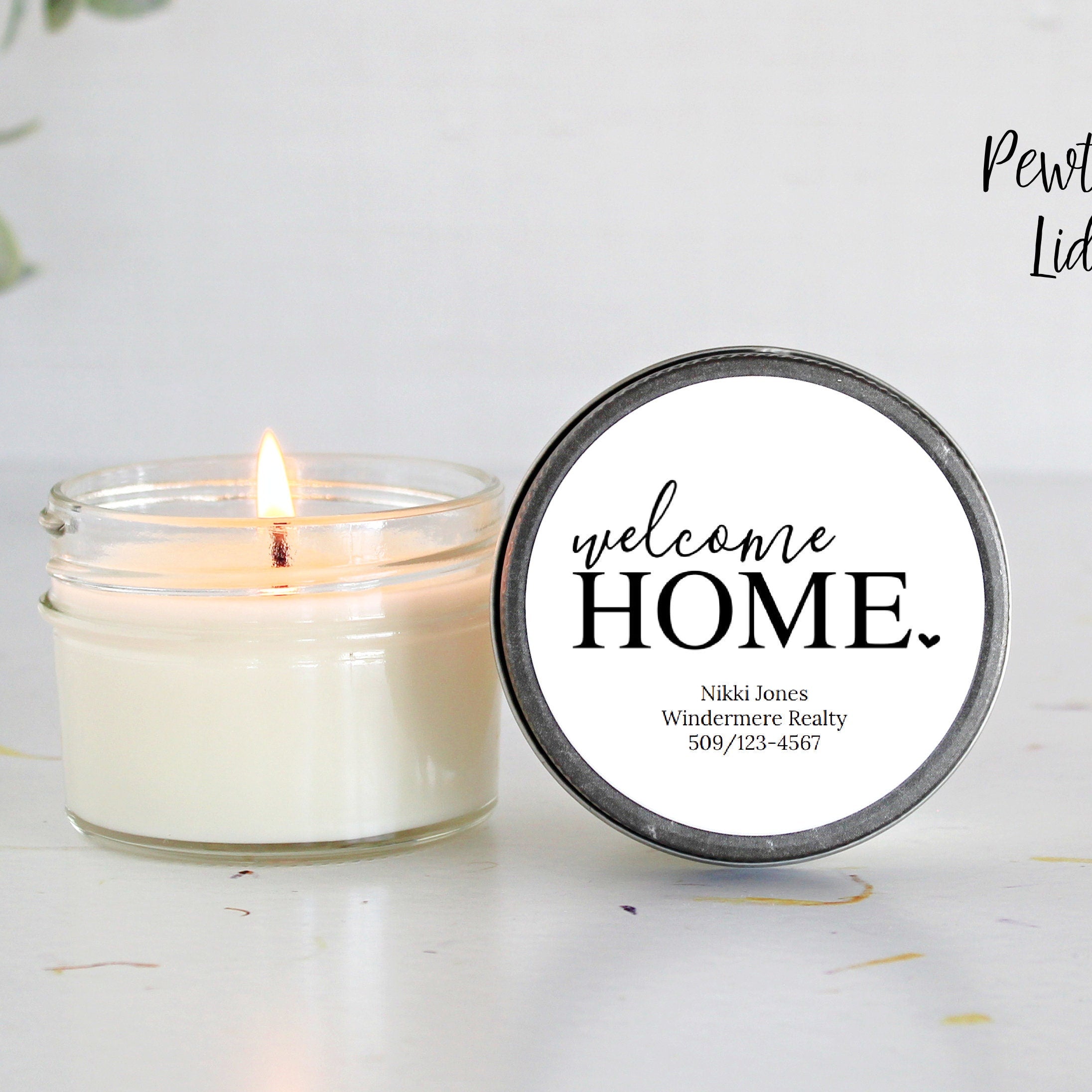 Welcome Home 4oz Candle Favors