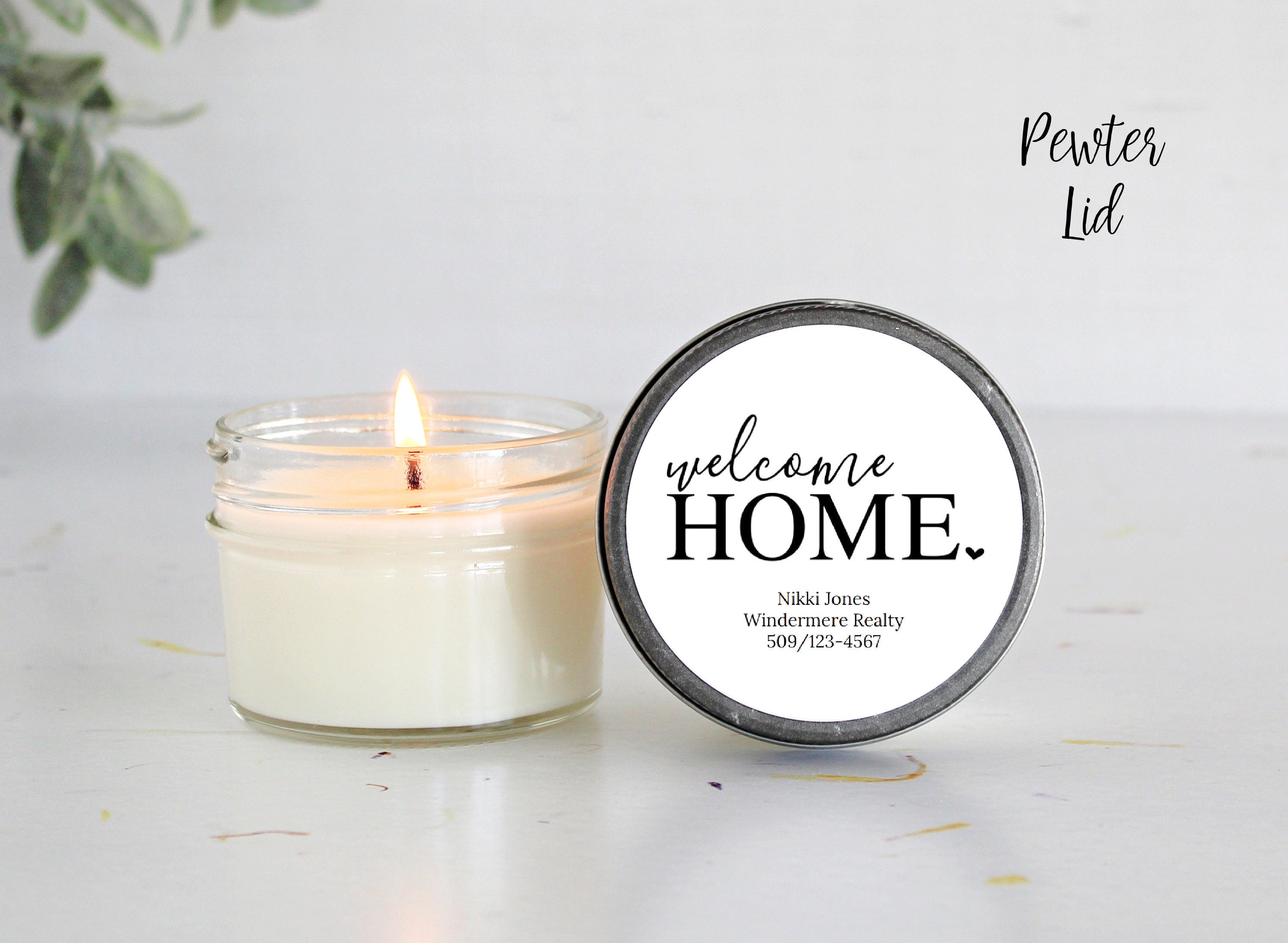 Welcome Home 4oz Candle Favors