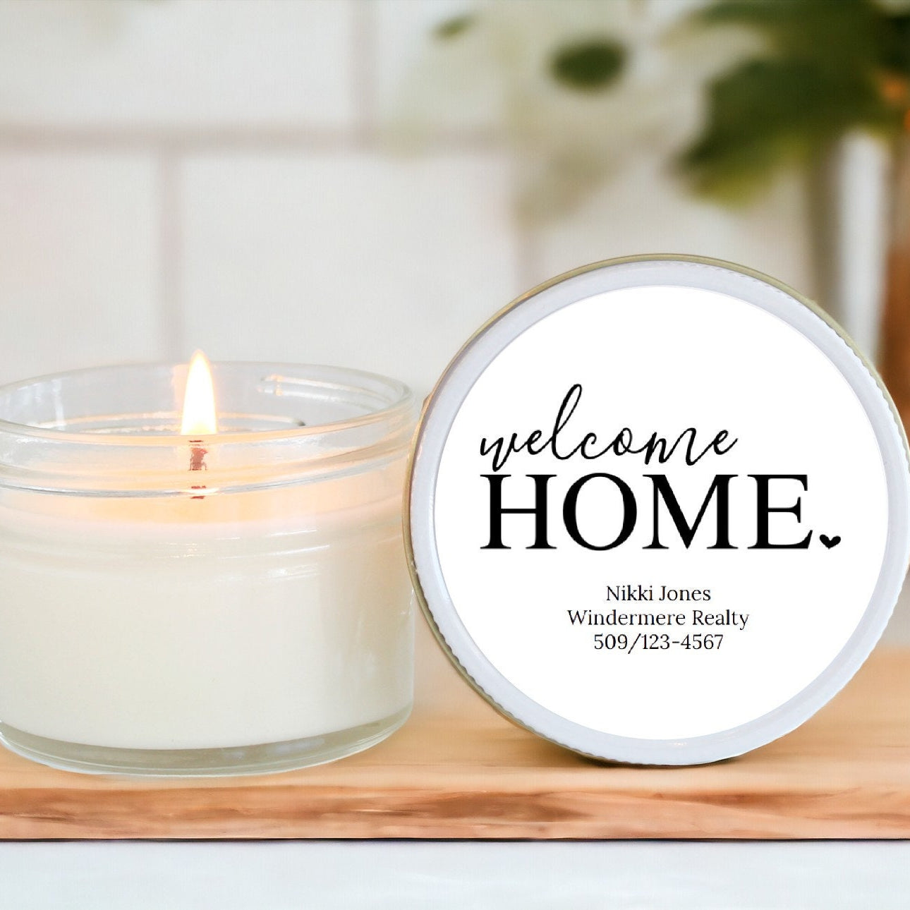 Welcome Home 4oz Candle Favors