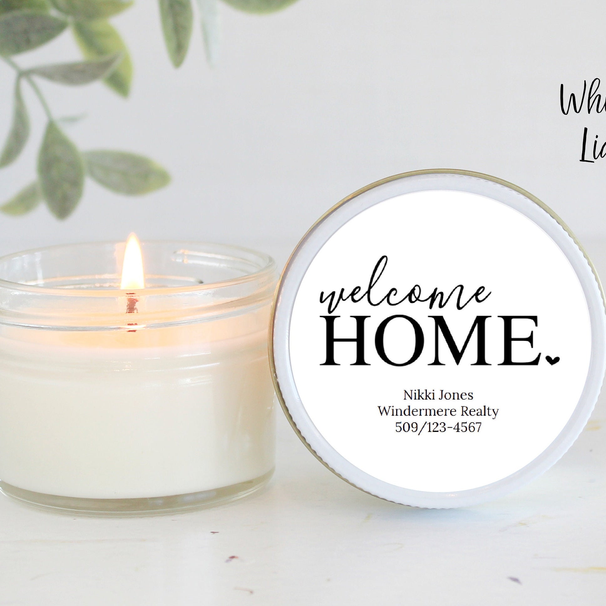 Welcome Home 4oz Candle Favors
