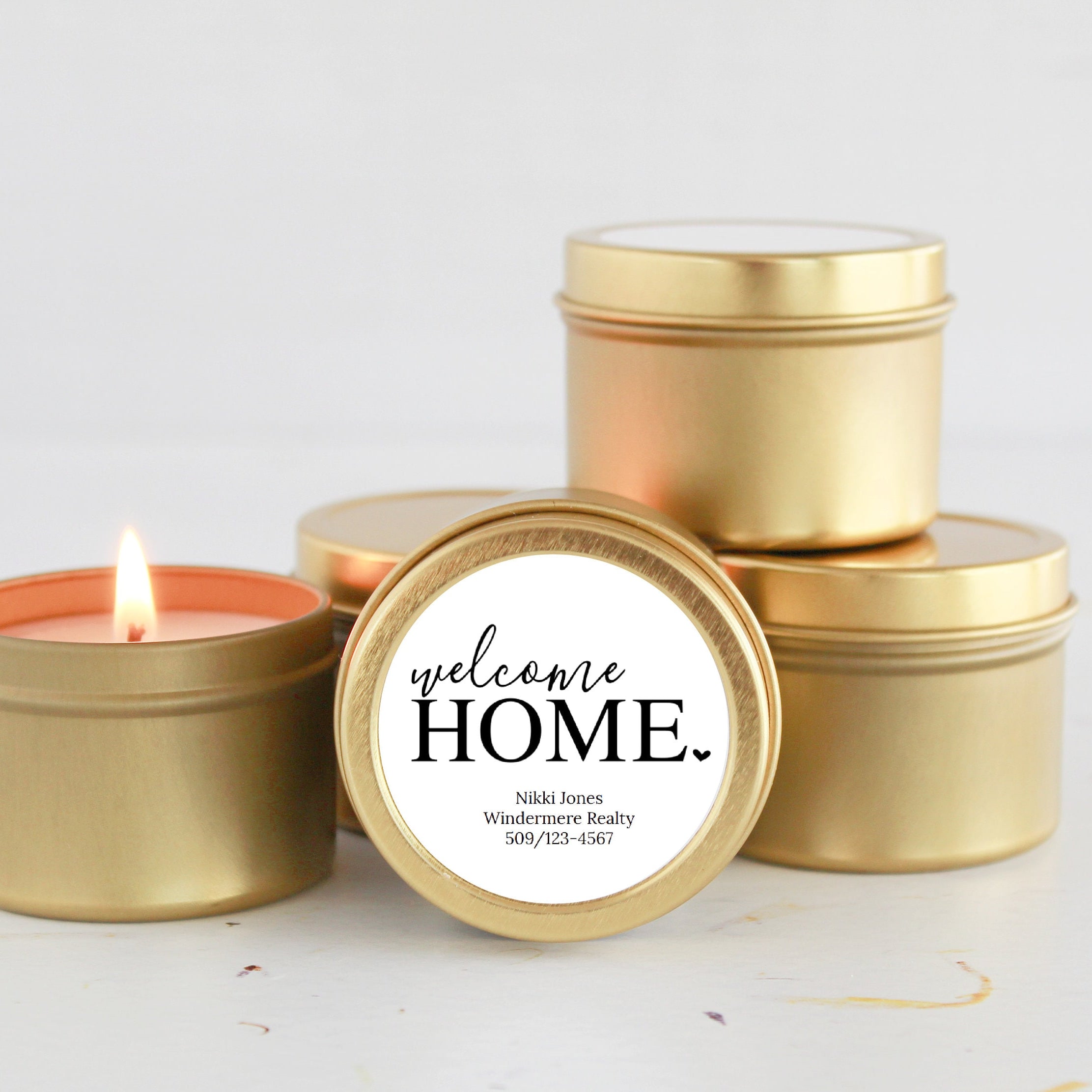 Welcome Home Tins - Set of 10