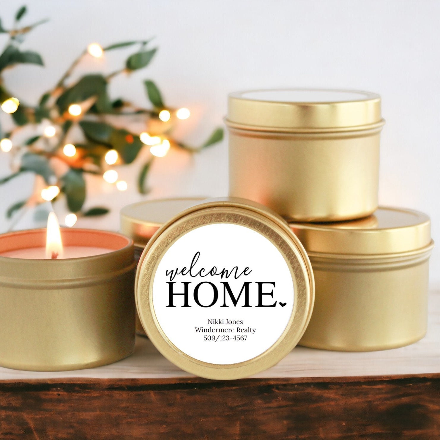 Welcome Home Tins - Set of 10