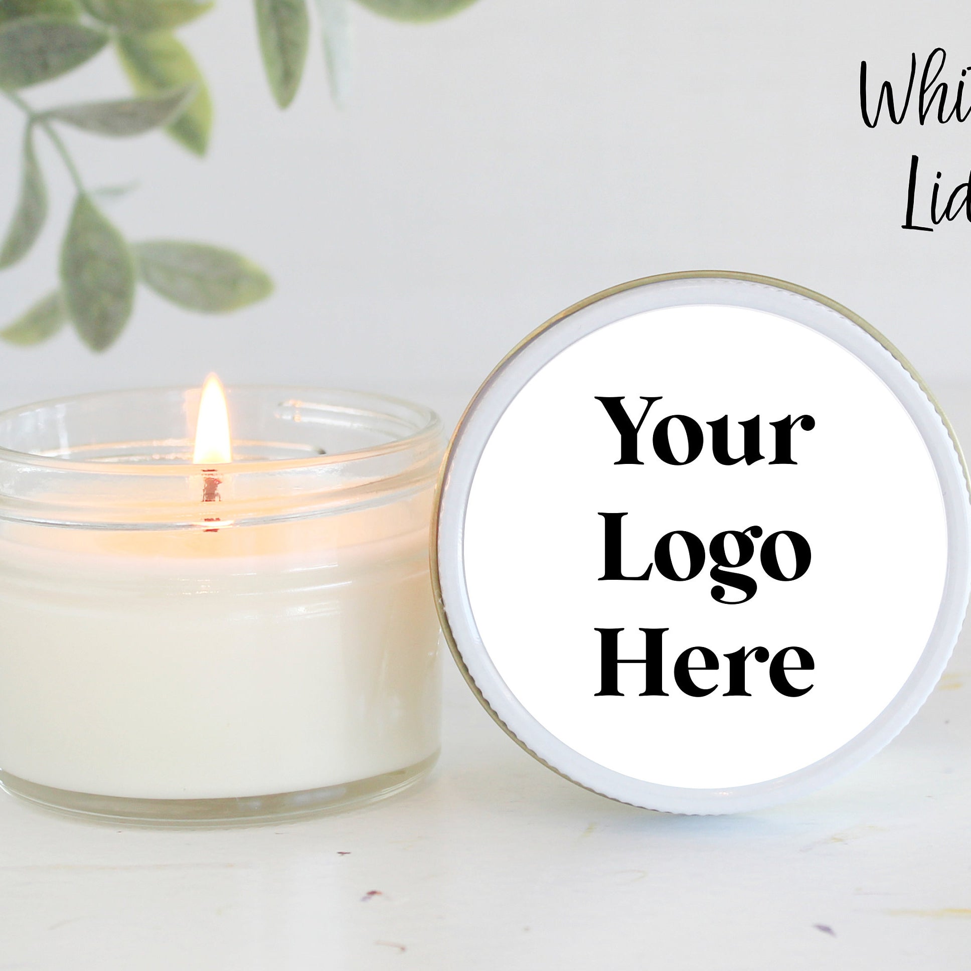 Corporate Logo 4oz Candle Favors