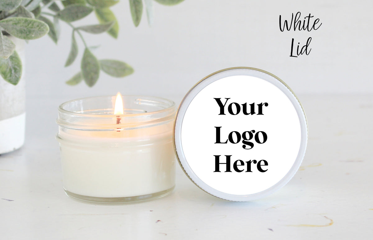 Corporate Logo 4oz Candle Favors