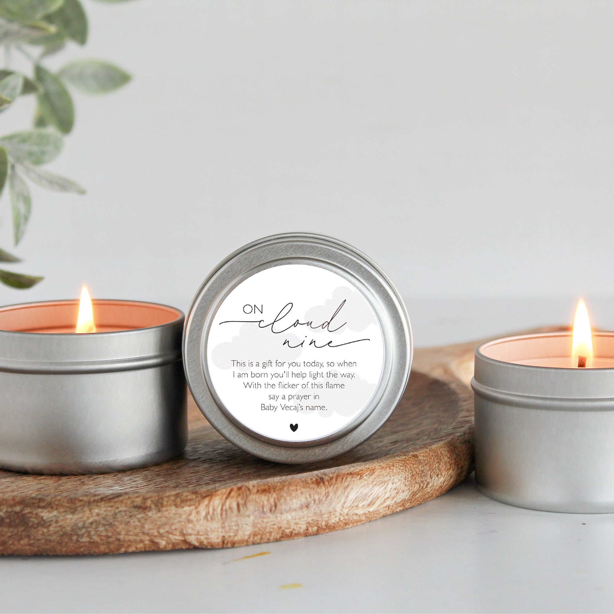 On Cloud Nine Tins - Set of 10