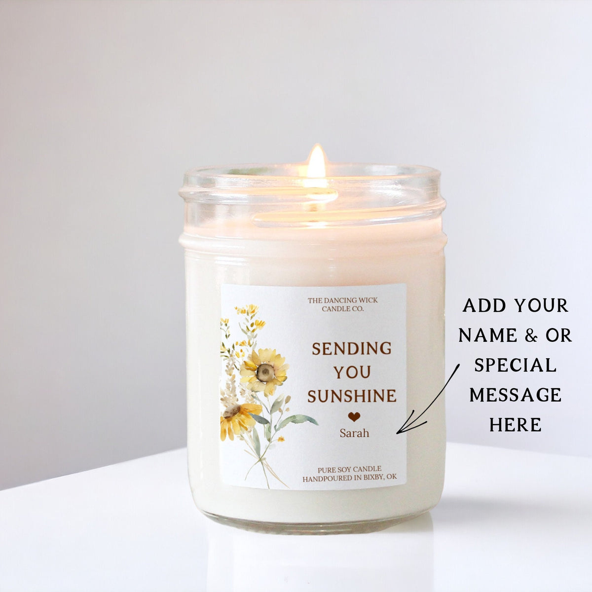 Sending Sunshine Gift Candle