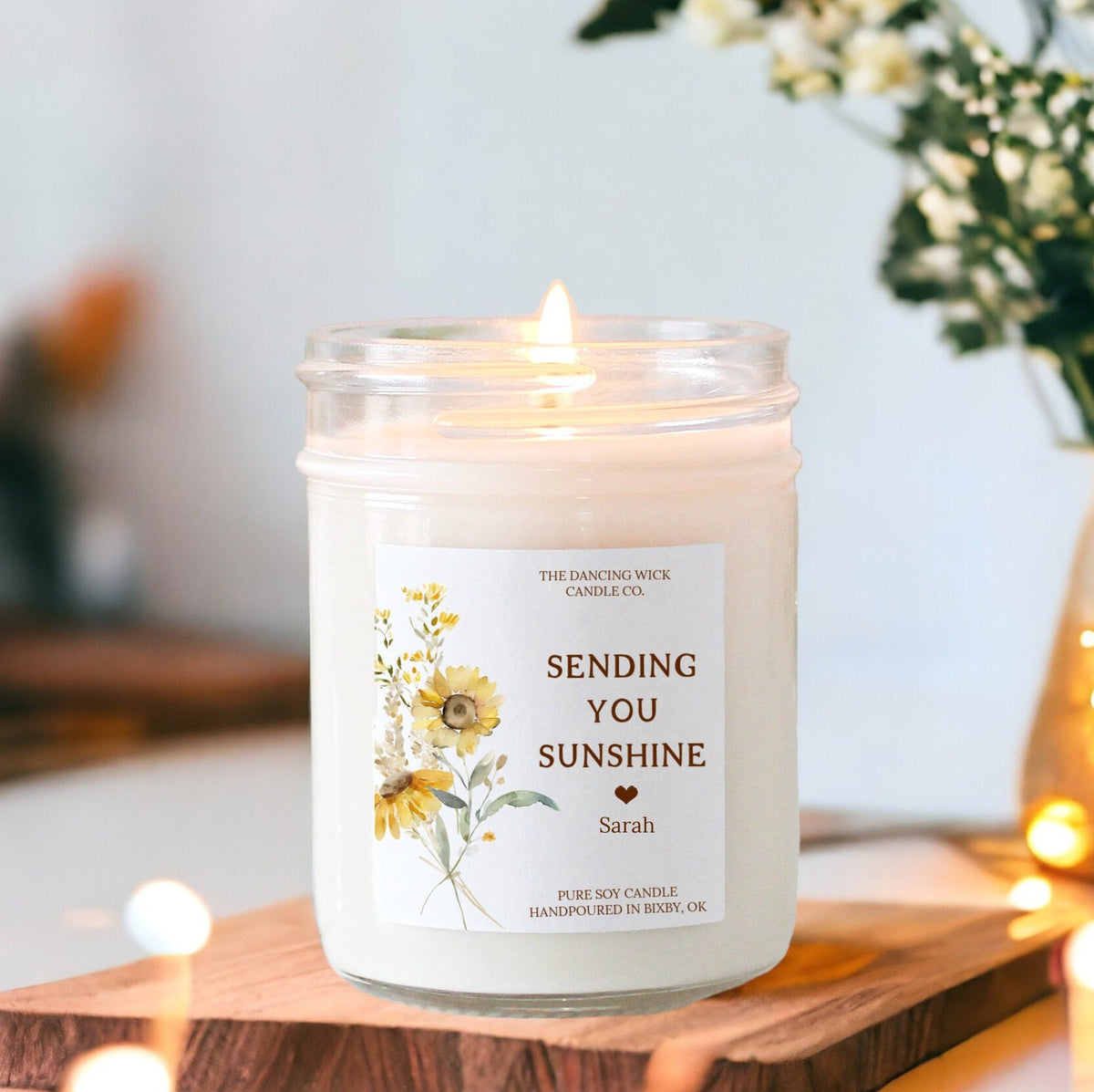 Sending Sunshine Gift Candle