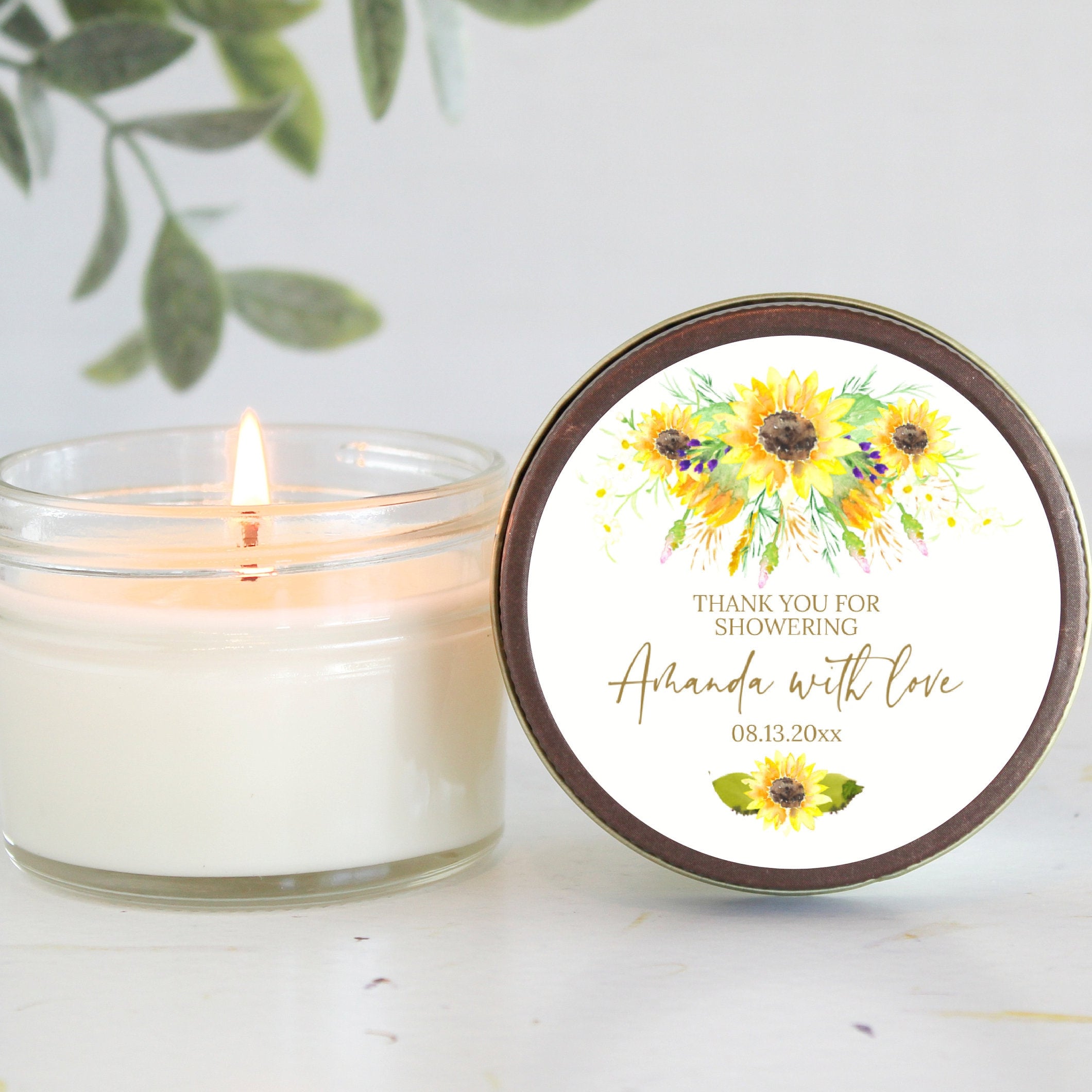 Sunflower Bridal Shower Favors