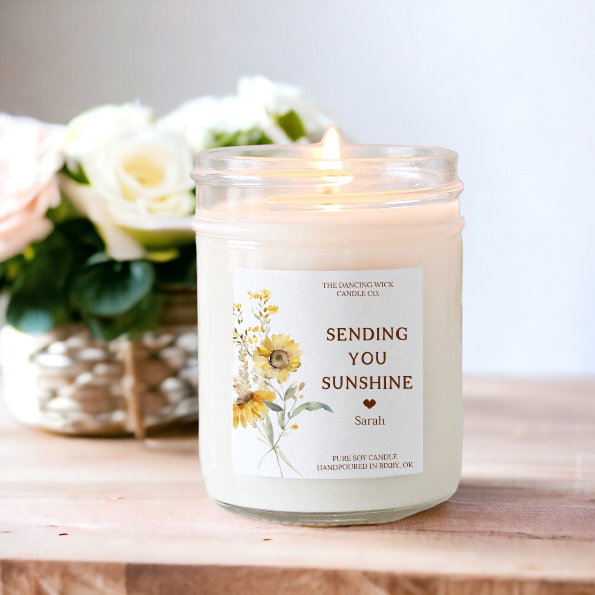 Sending Sunshine Gift Candle