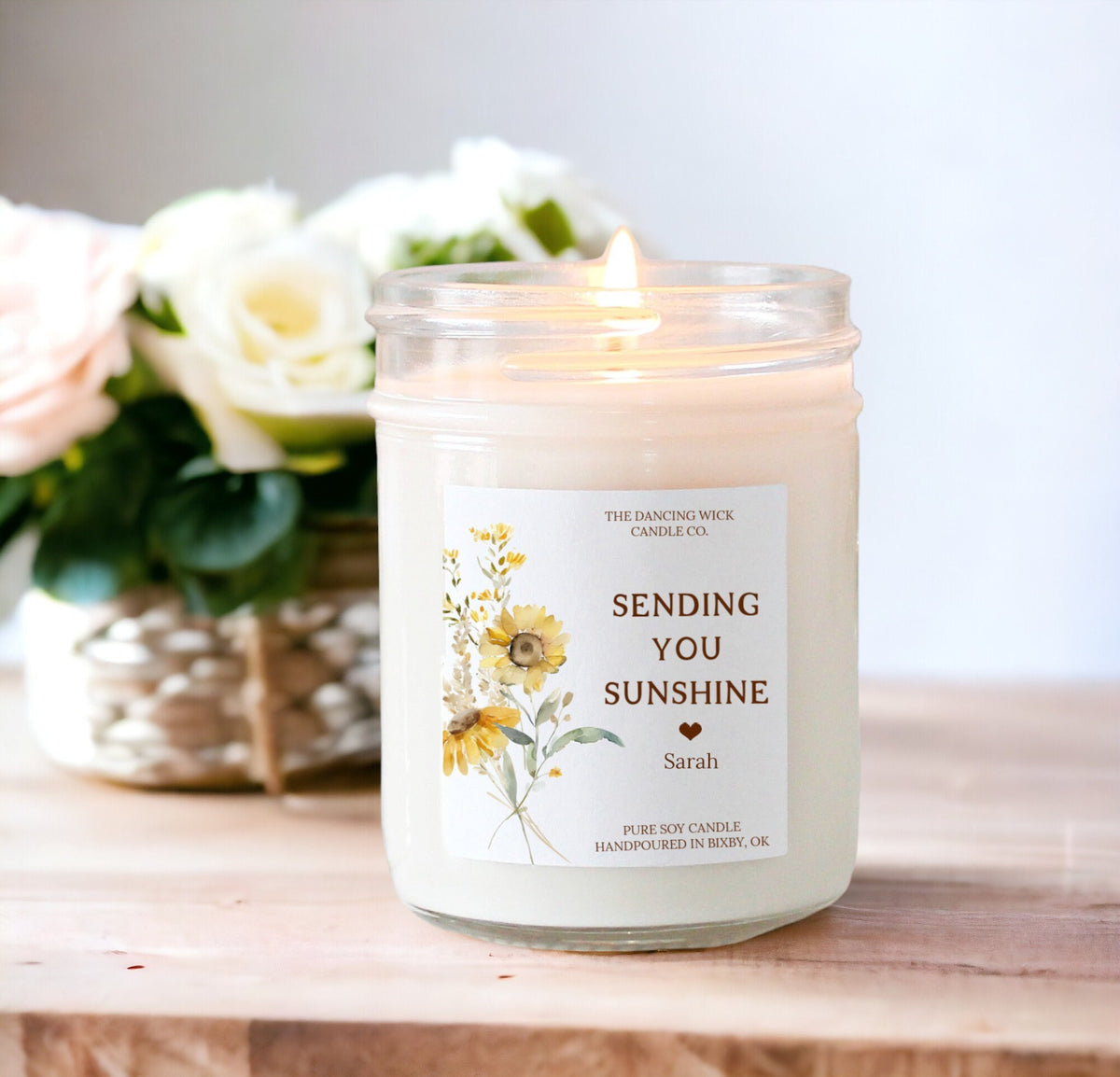 Sending Sunshine Gift Candle