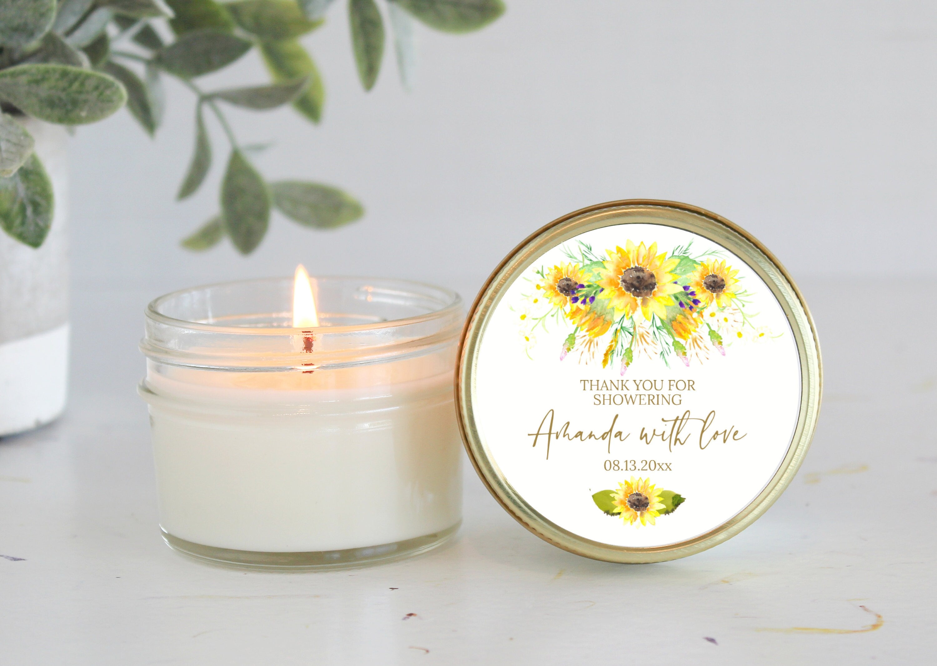Sunflower Bridal Shower Favors