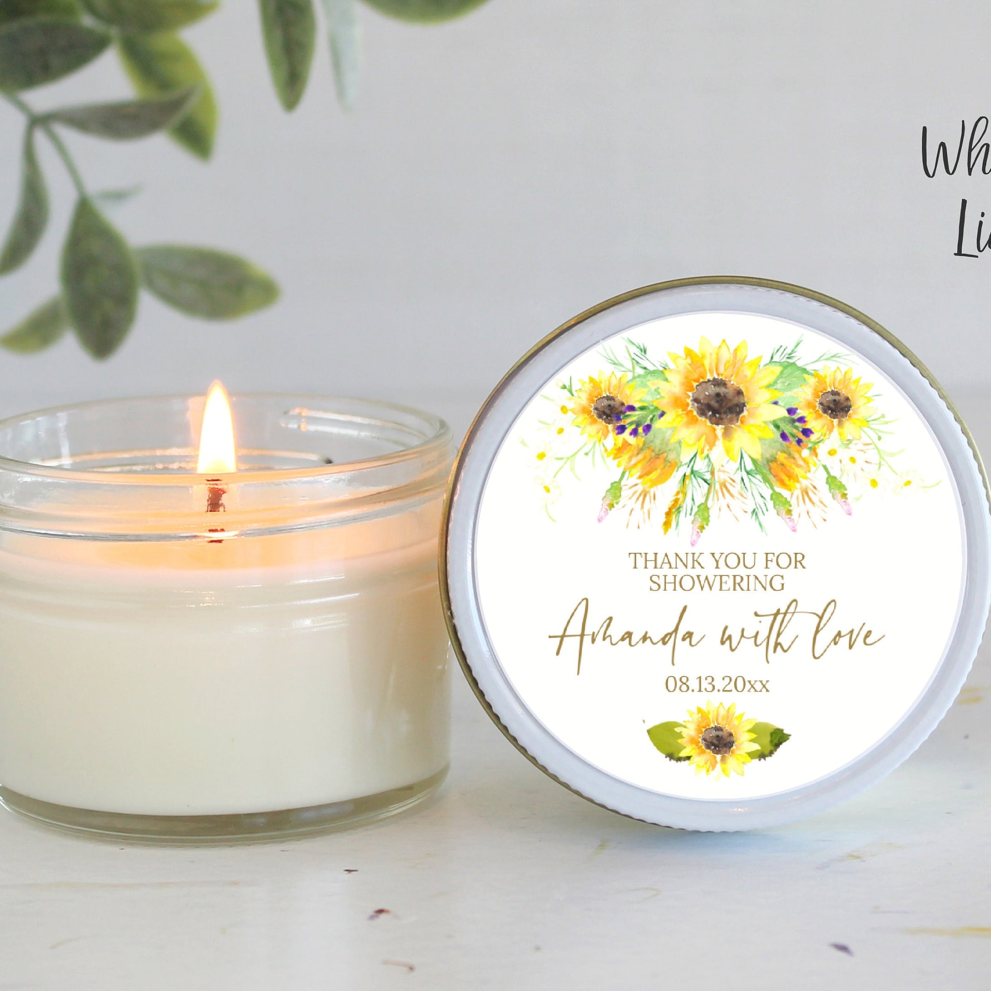 Sunflower Bridal Shower Favors