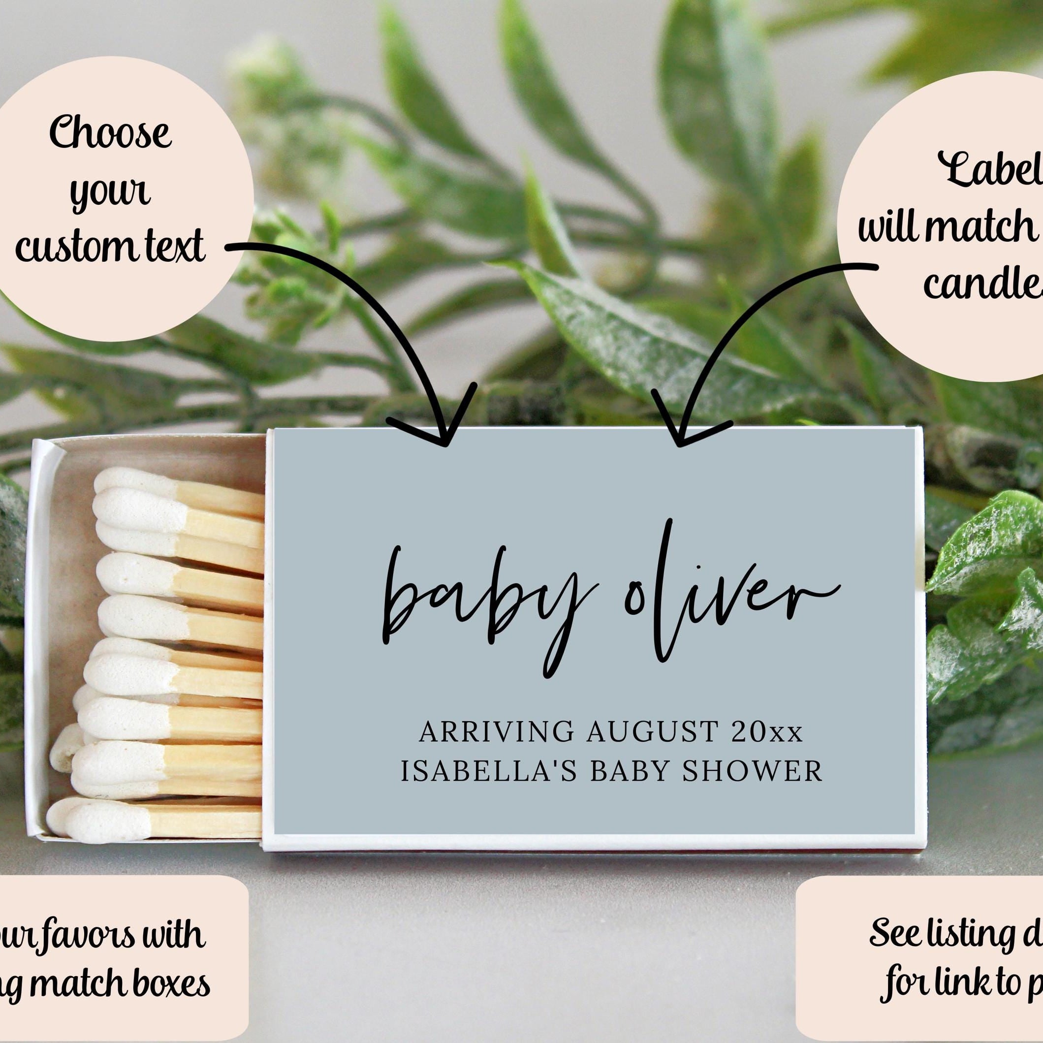 Baby Shower Tins - Set of 10