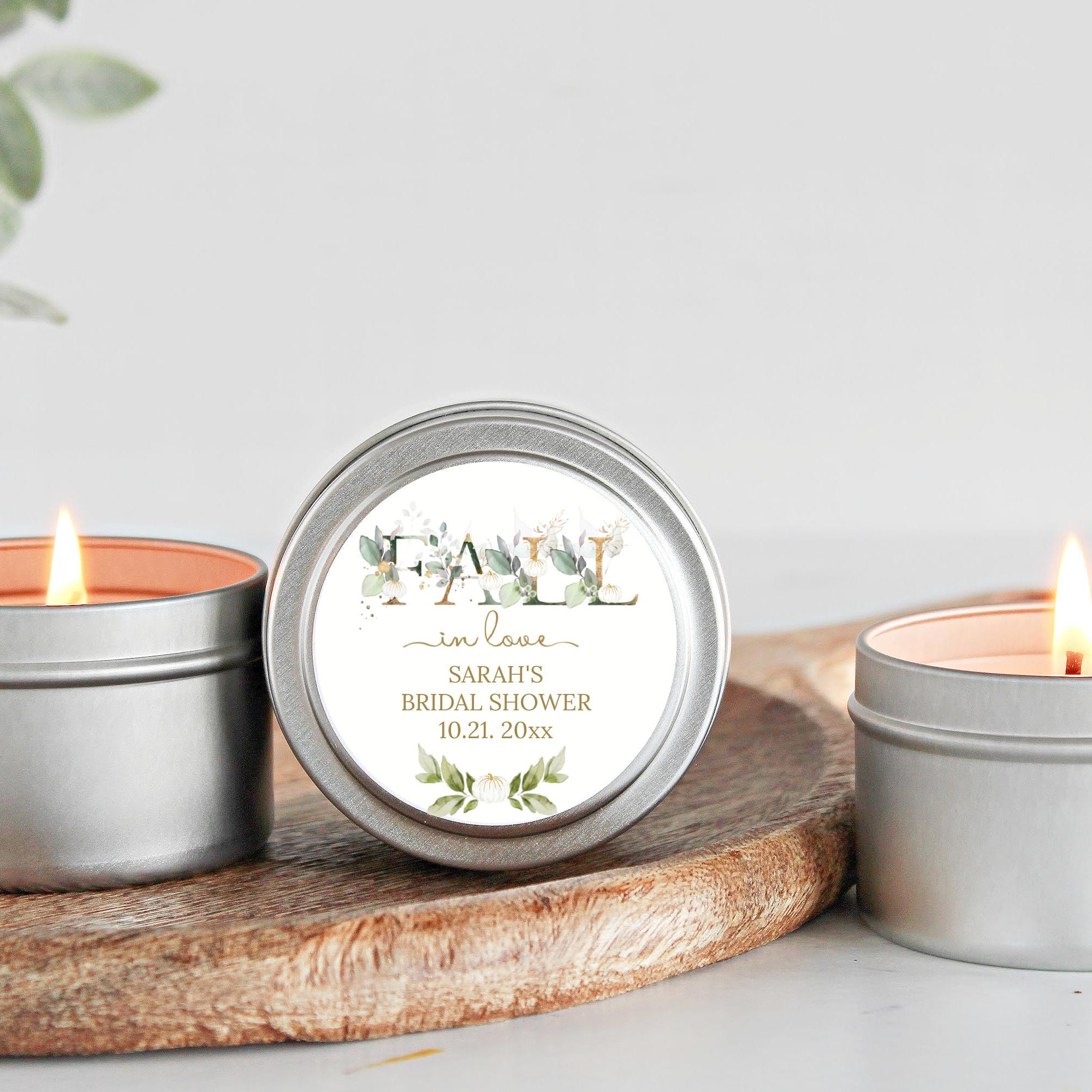 Fall In Love Wedding Tins - Set of 10