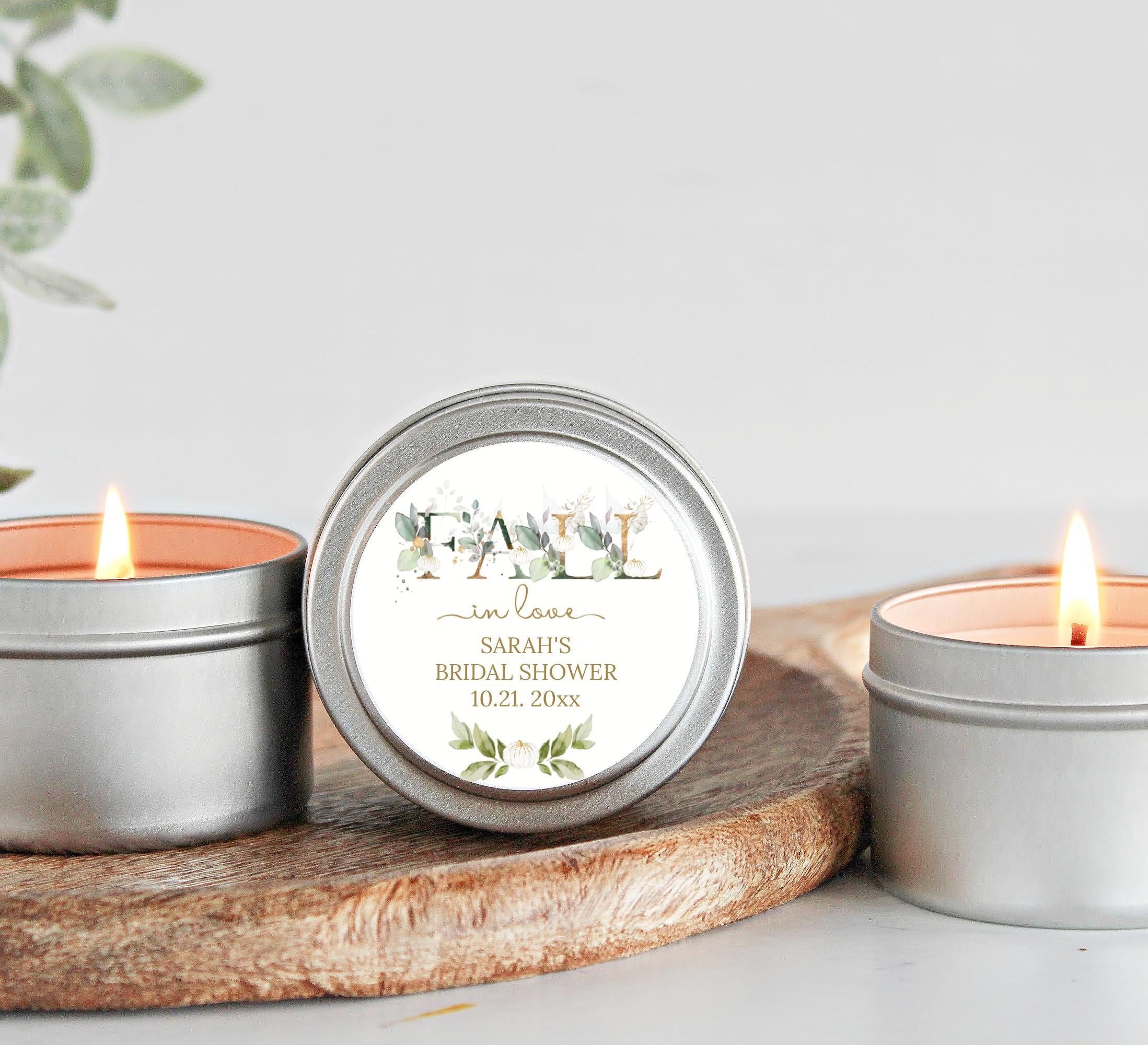 Fall In Love Wedding Tins - Set of 10