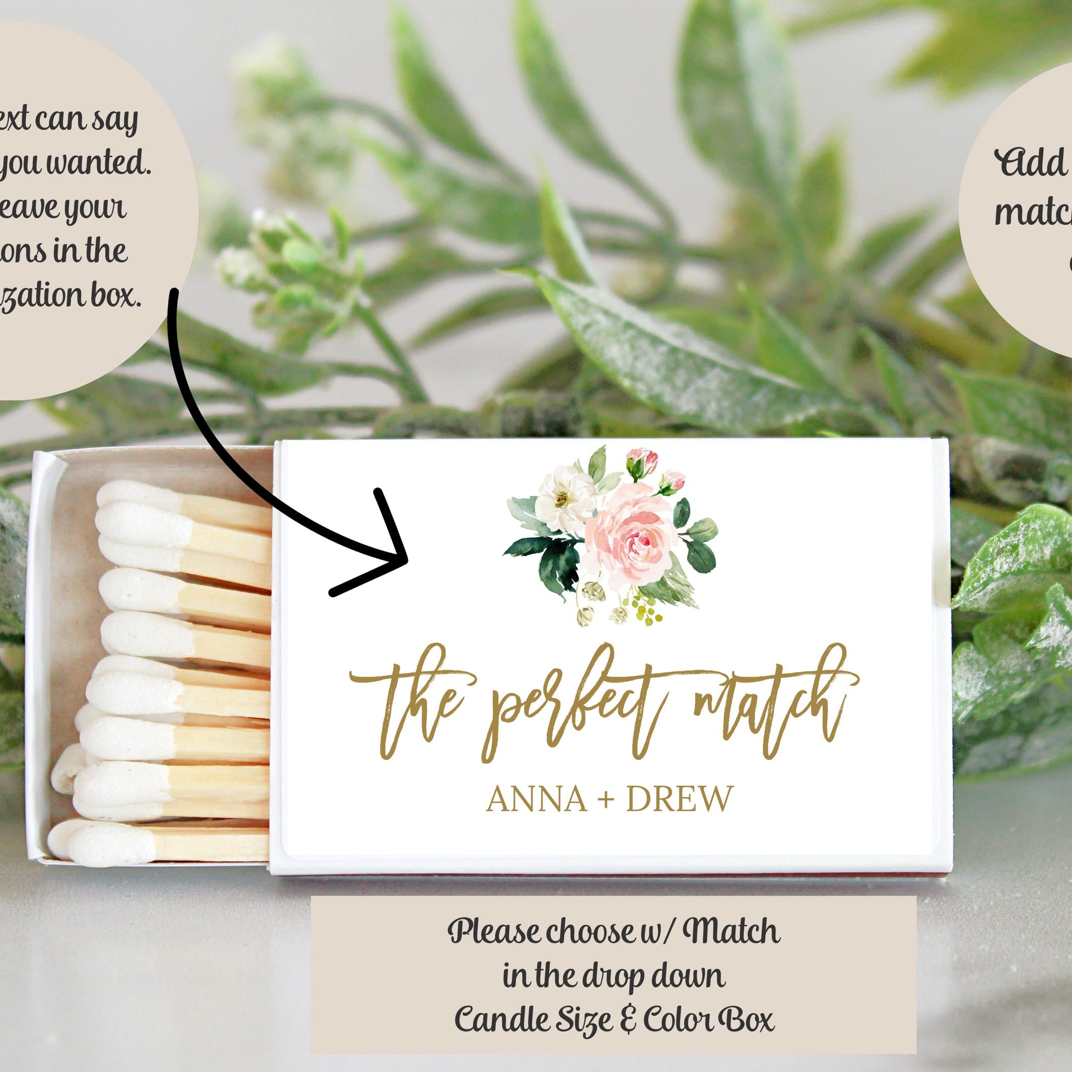 Blush Floral Tin Favors - Set of 10