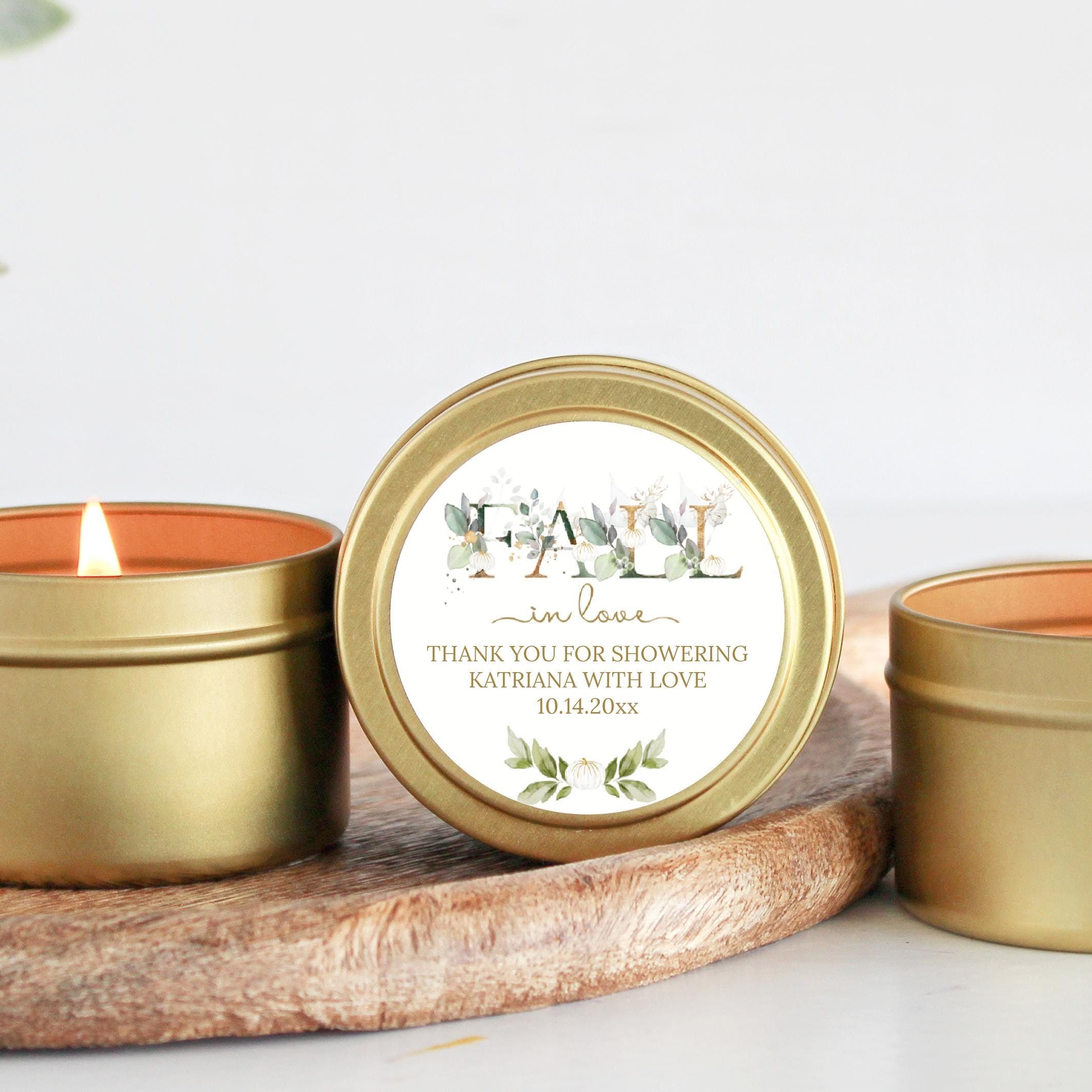 Fall In Love Wedding Tins - Set of 10