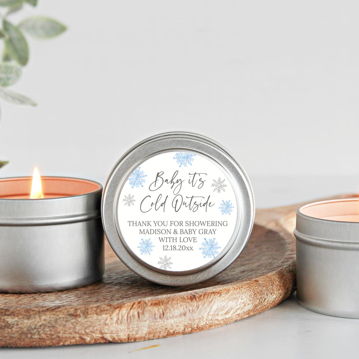 Baby it's Cold Outside Tins - Set of 10