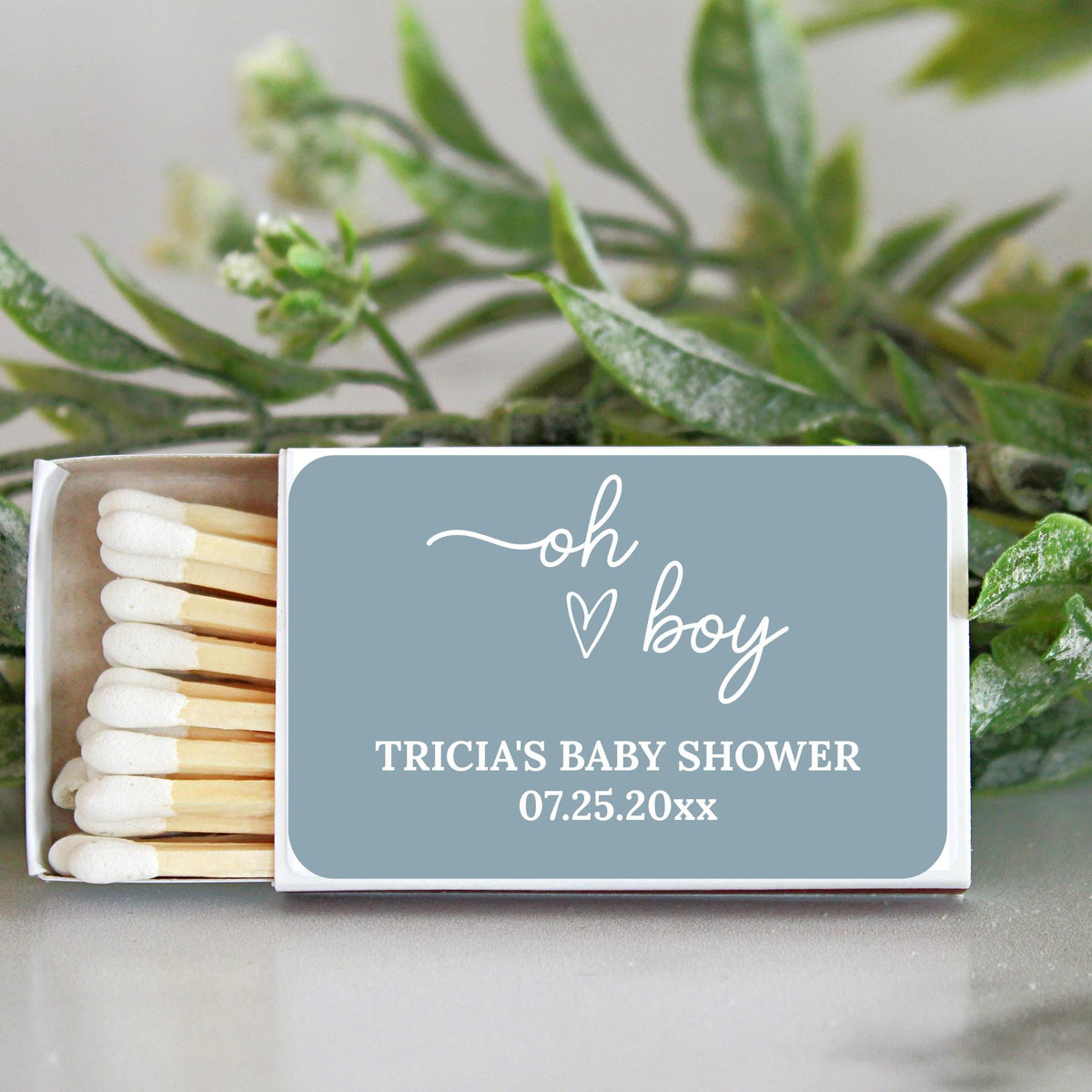 BULK Baby Shower Matches / SET OF 10 / Custom Matches / Baby Shower Favors / Personalized Shower Favors / Custom Party Favors / Unique Favor
