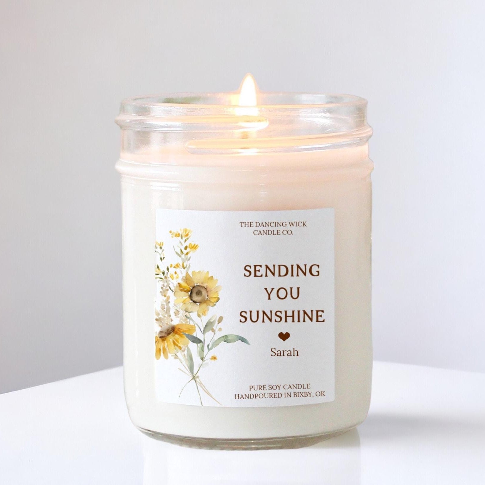 Sending Sunshine Gift Candle