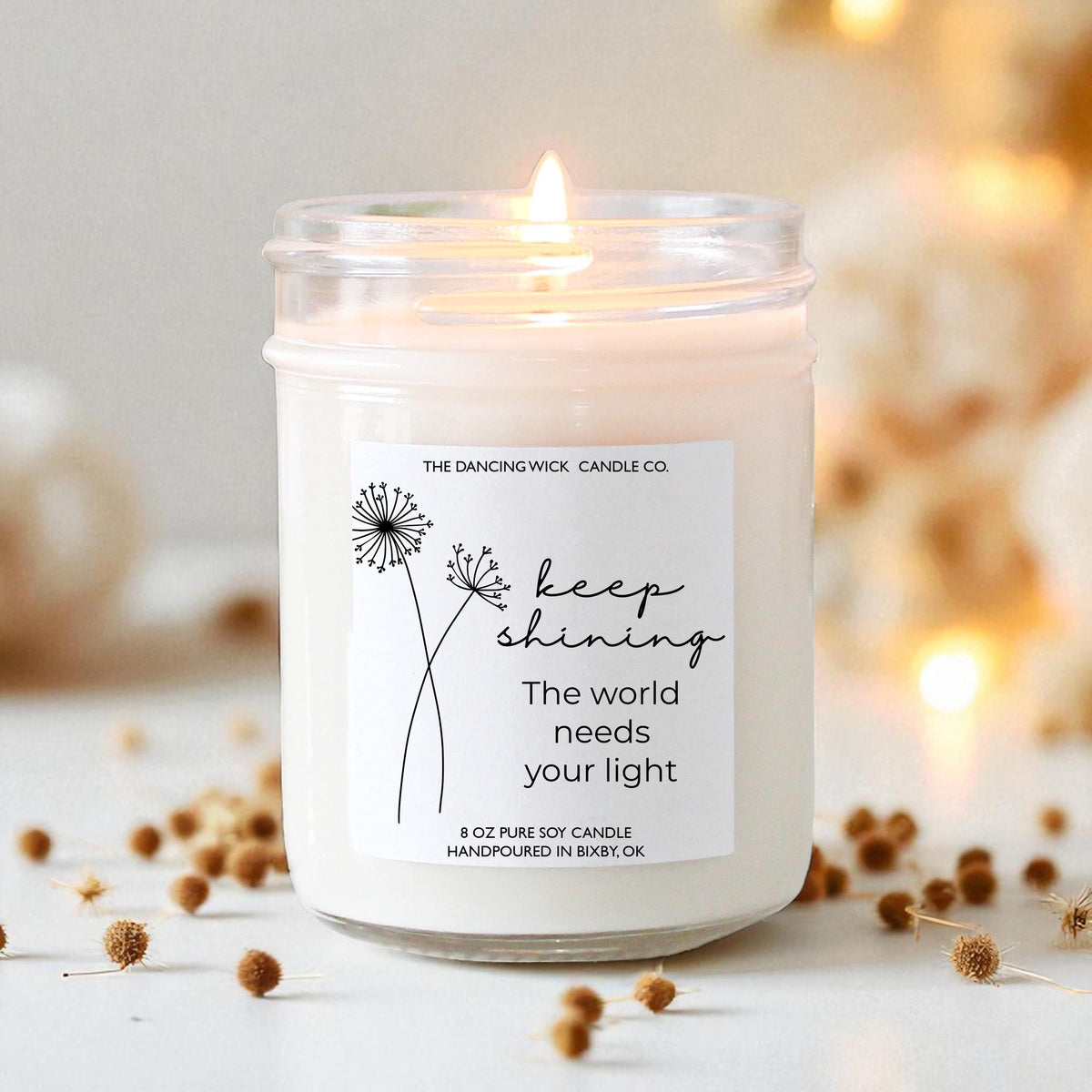 Keep Shining Candle