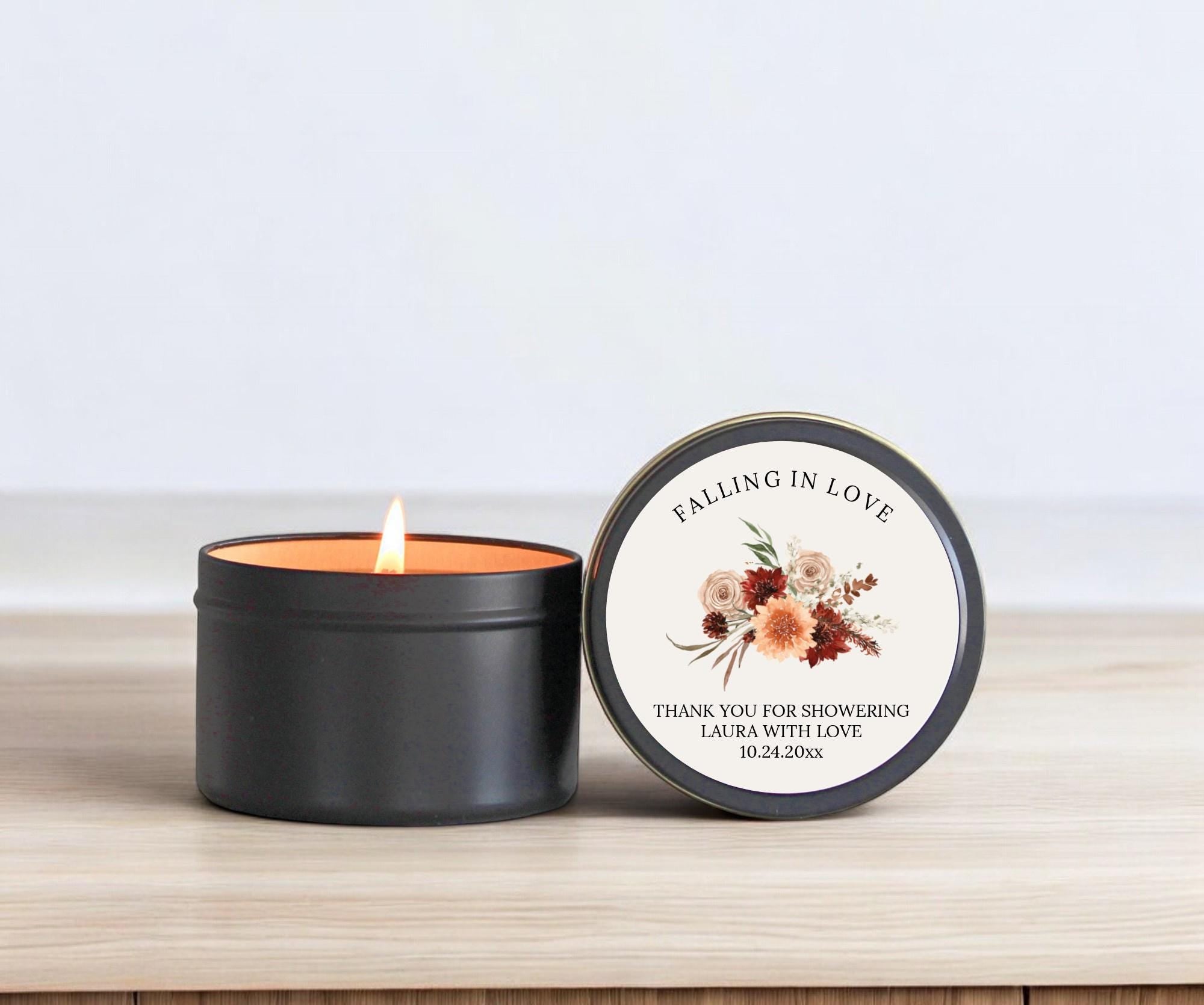 Boho Terracotta Falling in Love Favors Set of 10 Tins