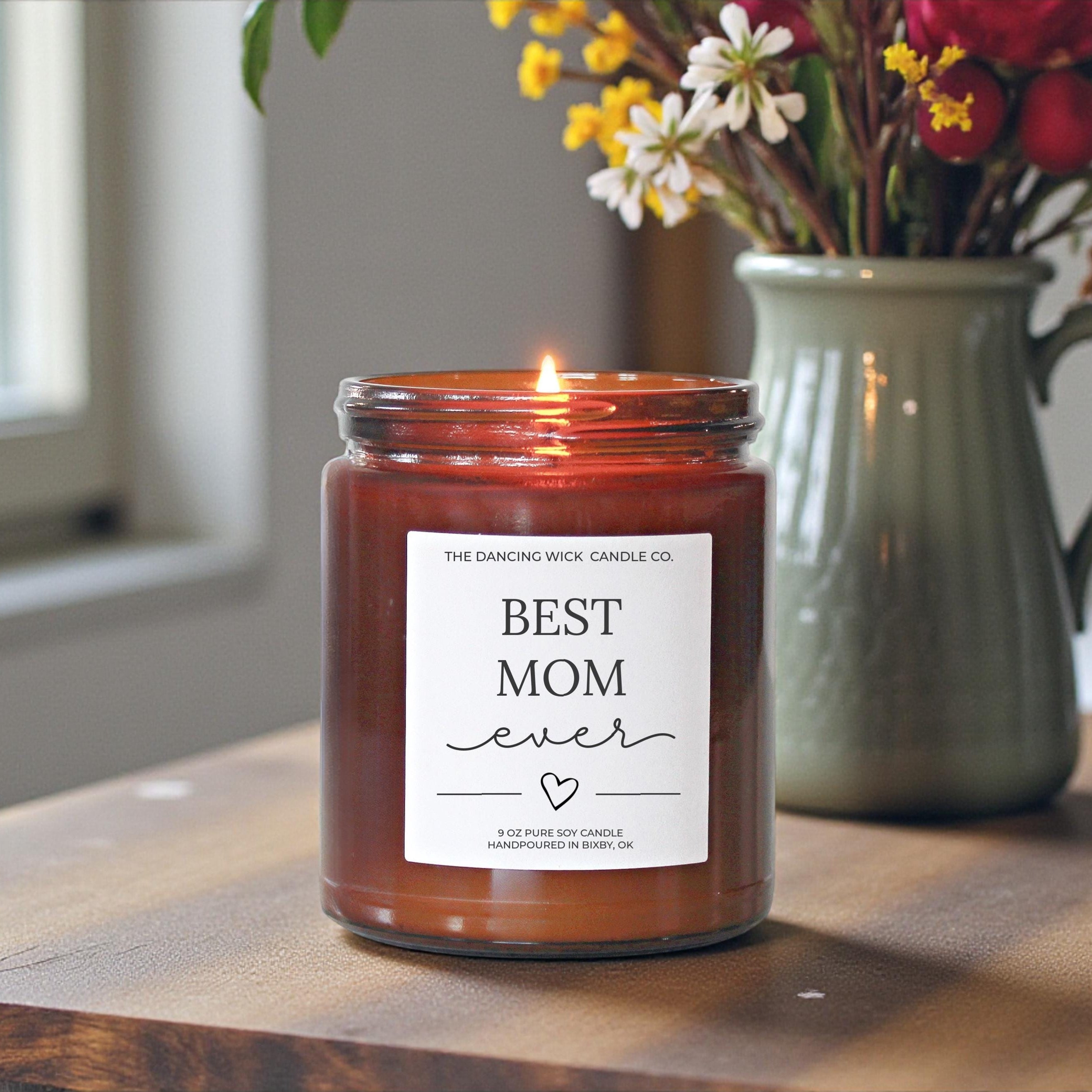 Best Mom Ever Amber Candle