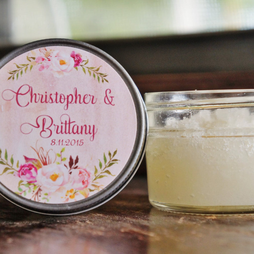 Rose Floral Baby Shower Favor