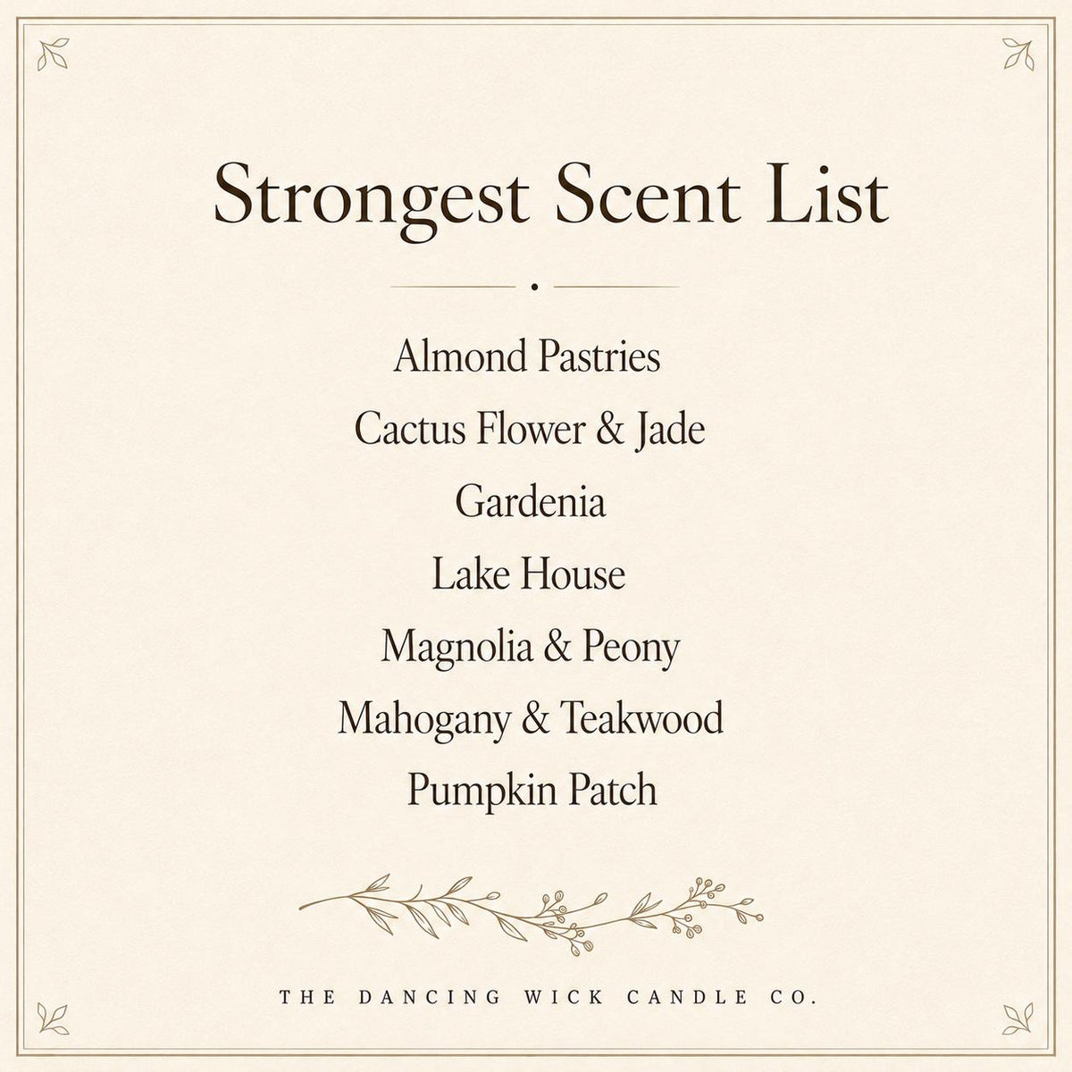 TDW Amber Fall Candle