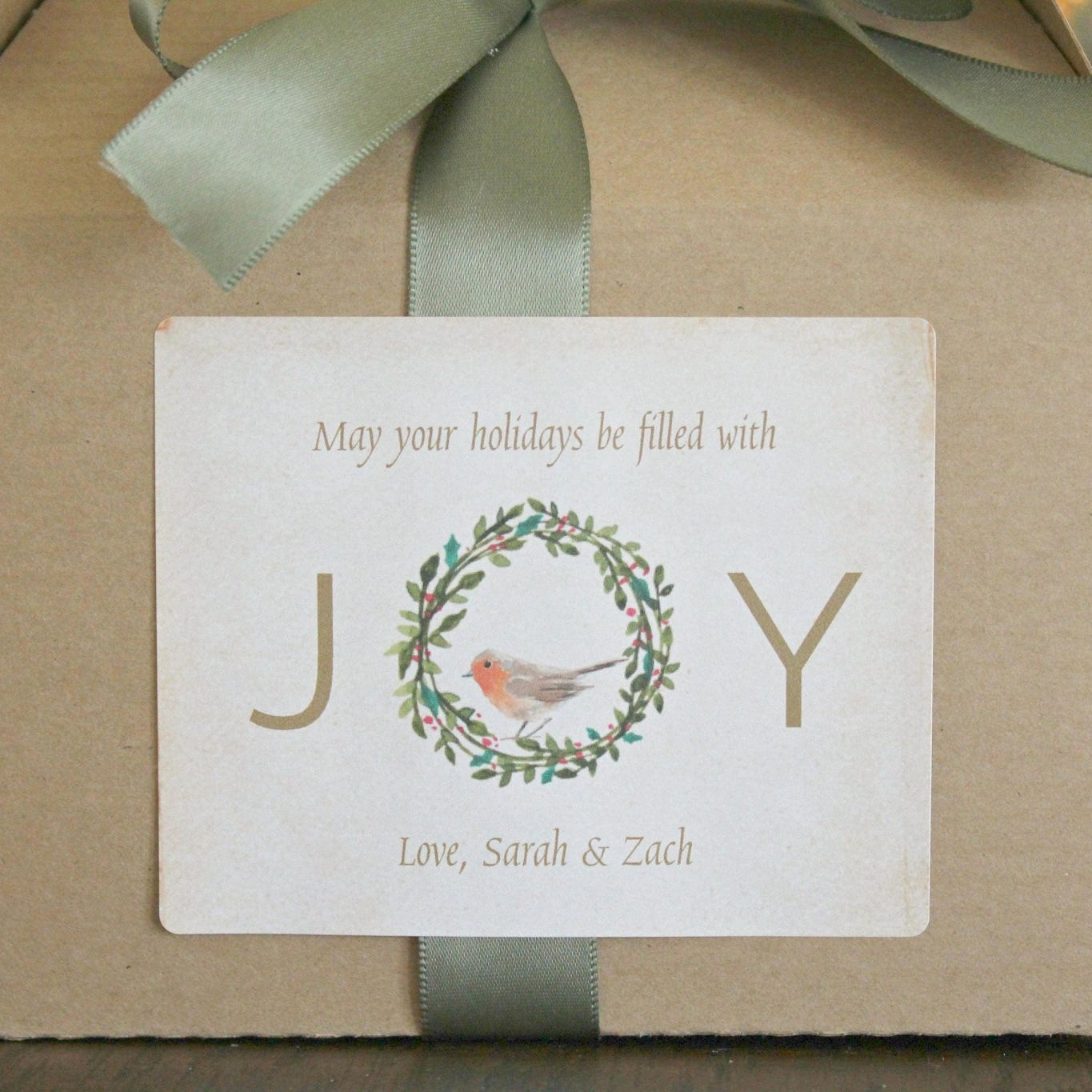Joy Christmas Candle - The Dancing Wick