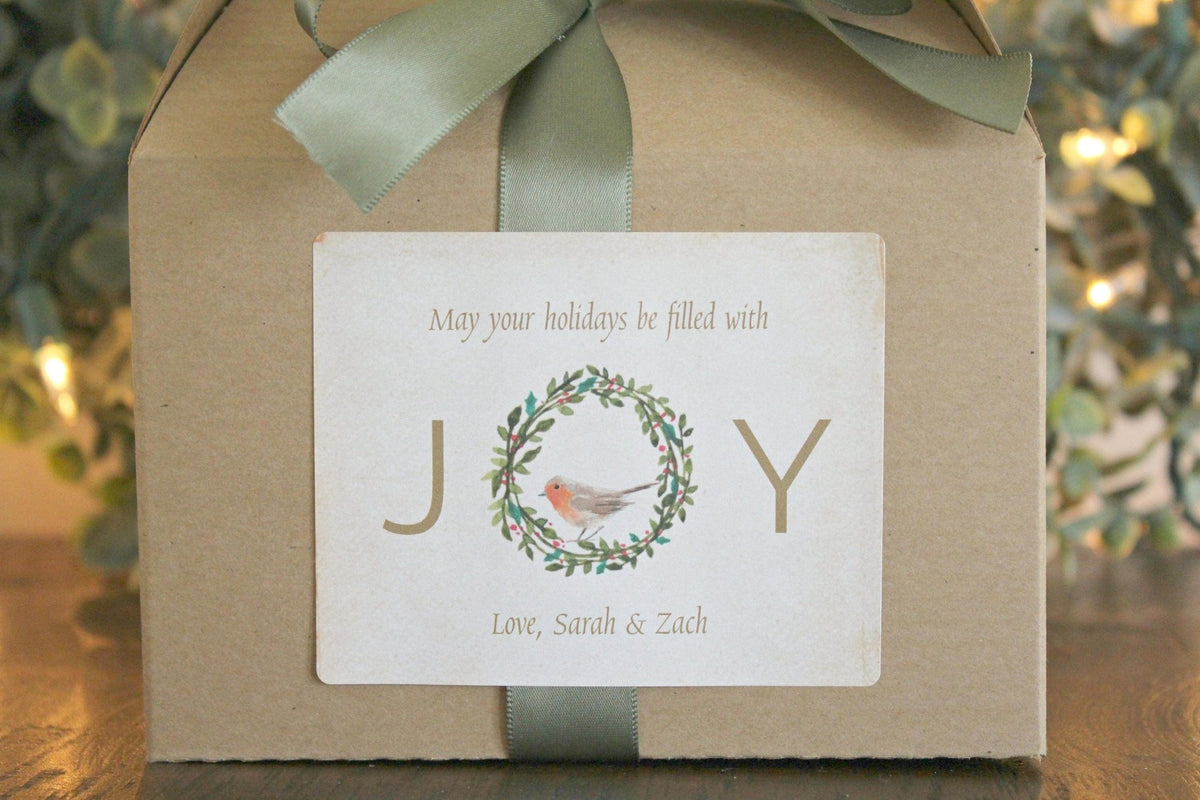 Joy Christmas Candle - The Dancing Wick