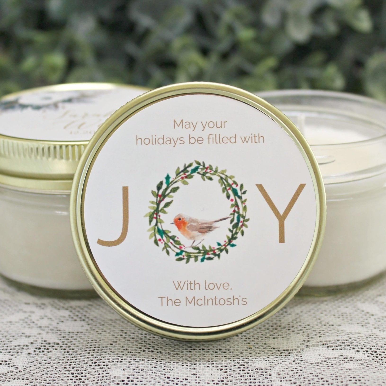 Joy Christmas Favor - The Dancing Wick